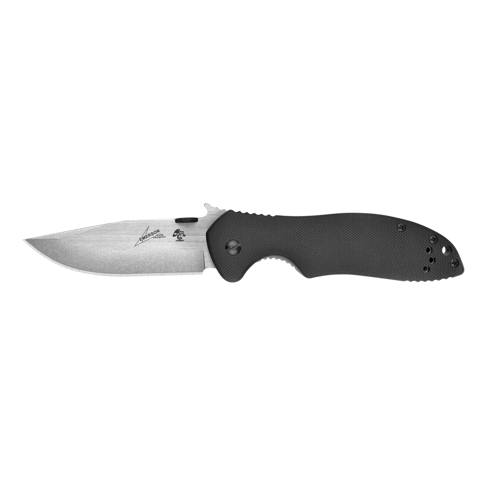 Kershaw Emerson CQC-6K, 3.5" Folding Knife, Drop Point, Plain Edge, 6034D2