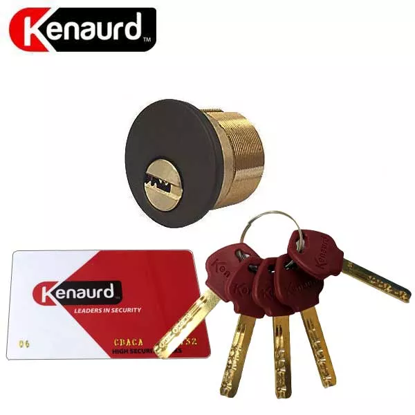 Key Controlled - Mortise Cylinder - 1" - 10B - Oil Rubbed Bronze