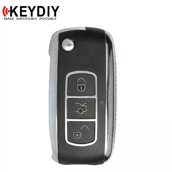 KEYDIY - Bentley Style - 3-Button Flip Key Blank (KD-B07)