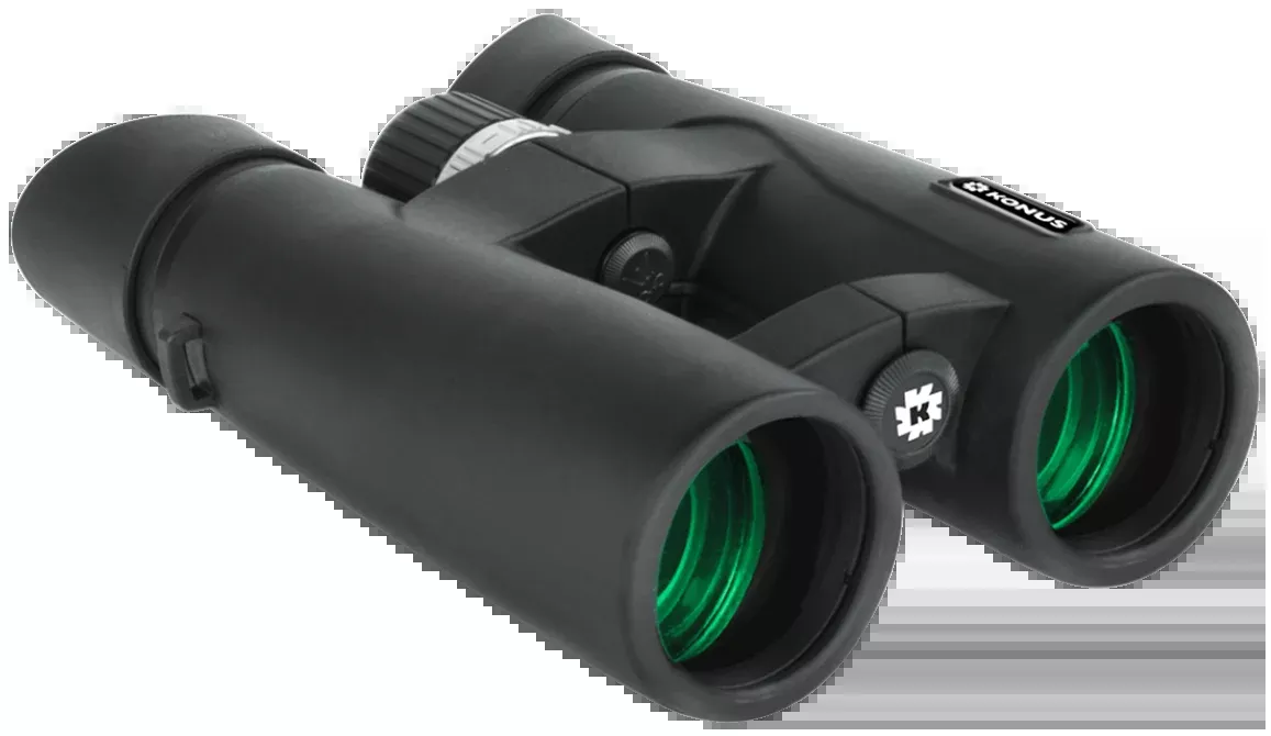 Konus 2270 8x42 Wide Angle, BAK-4 Prisms Reticle, Includes Removeable Glare Blocking Eyecups