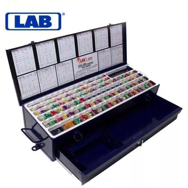 LAB - EPD005 - .005 - Super Wedge Pro - Universal Rekeying Pin Kit - w/ Drawer