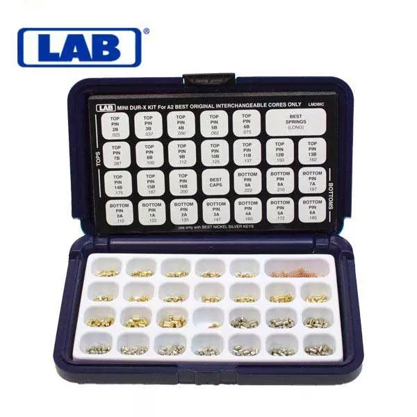 LAB - LMDBIC - Mini DUR-X - BEST A2 ICore Rekeying Pin Kit