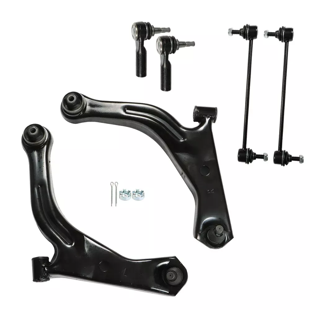 Labwork For 05-09 Escape Mariner Tribute Lower Control Arm Ball Joint Outer Tie Rod 6PC