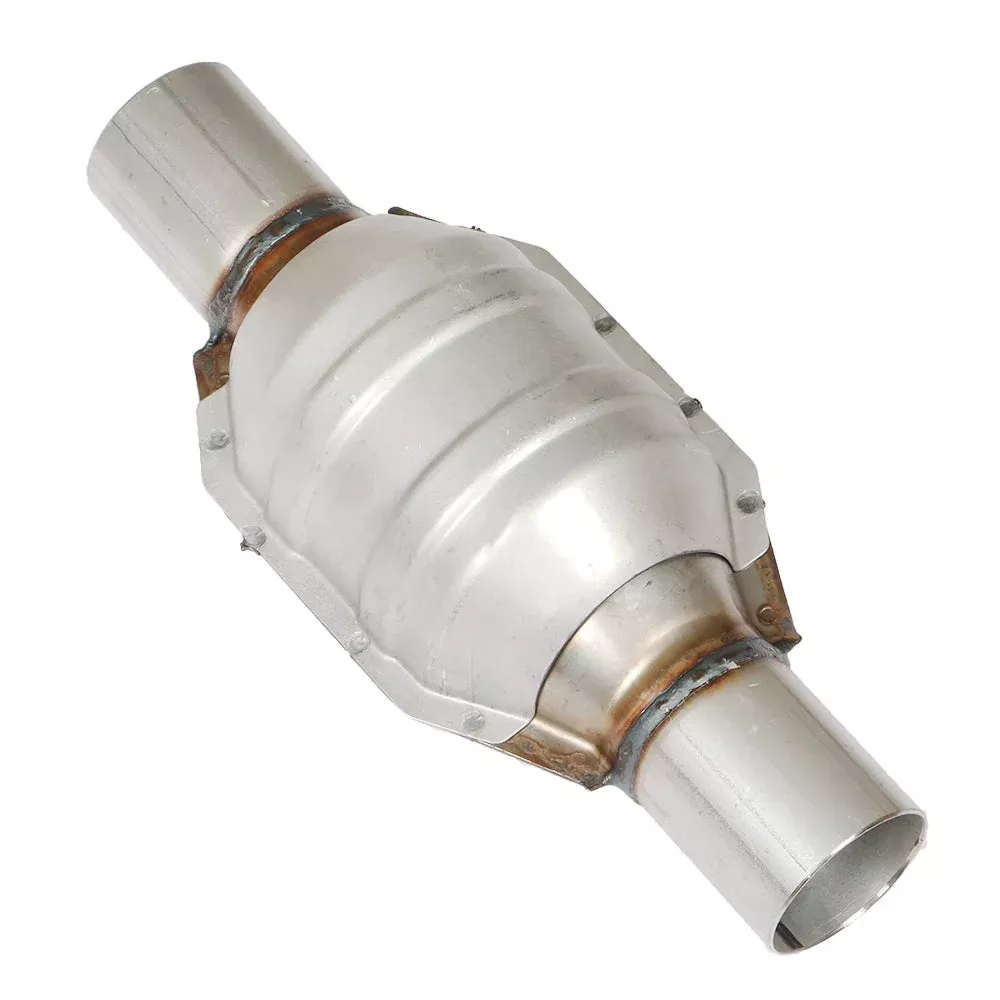 Labwork 2.25" Inlet /Outlet Length 13‘’ Universal Catalytic Converter w/ O2 Sensor Port