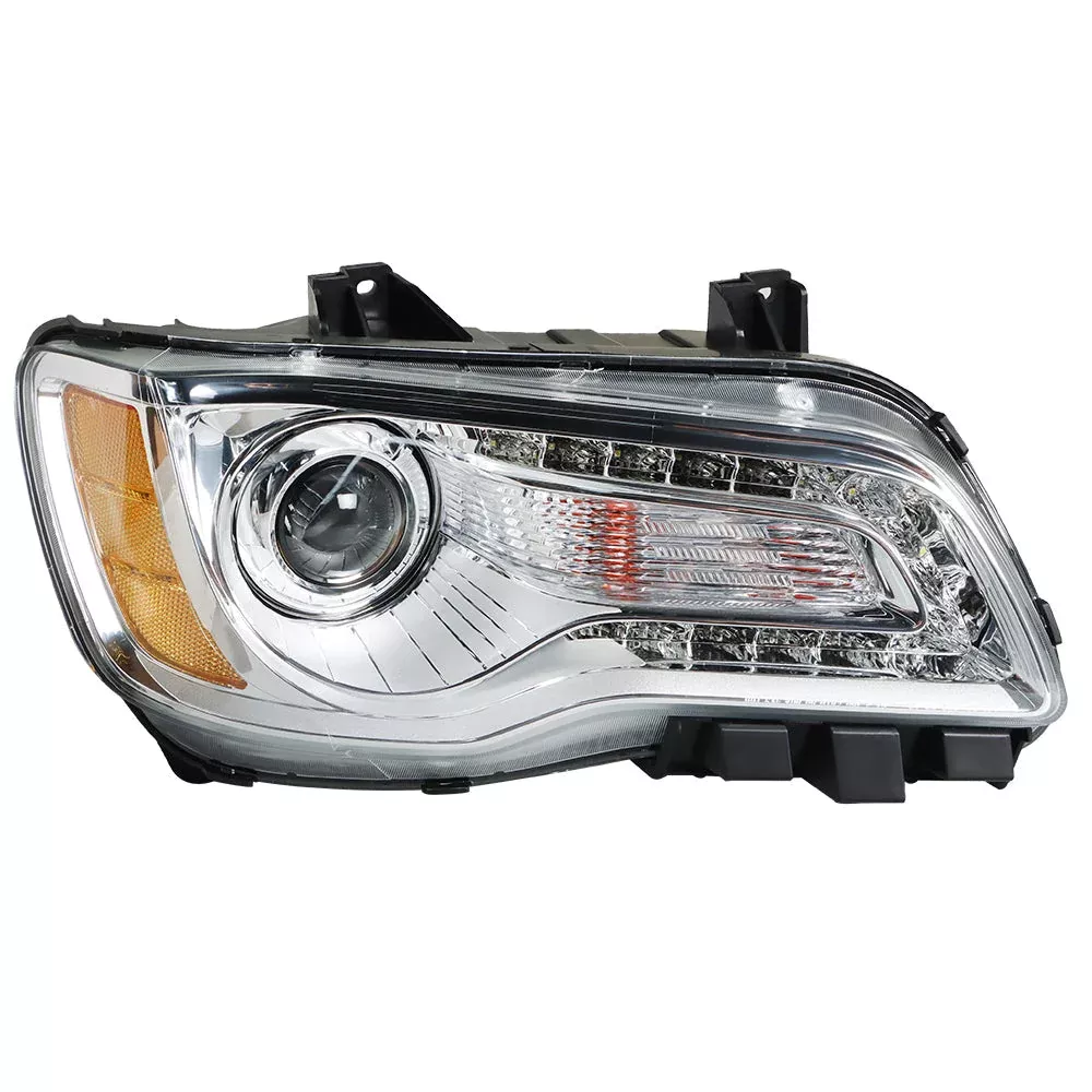 Labwork For 2011-2014 Chrysler 300 Headlight Assembly Halogen Chrome Passenger
