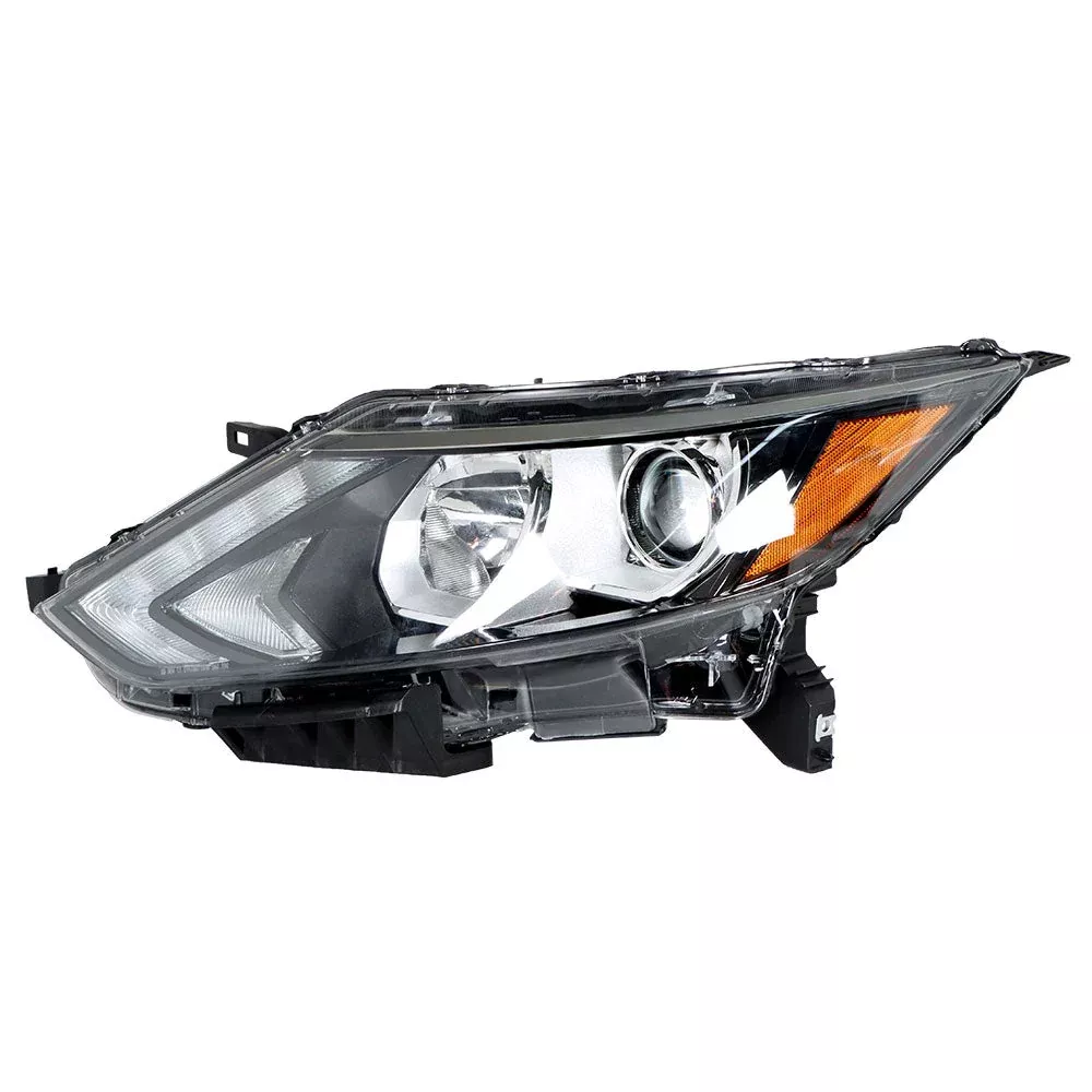 Labwork For 2017-2019 Nissan Rogue Sport Halogen Headlight Assembly Black Driver
