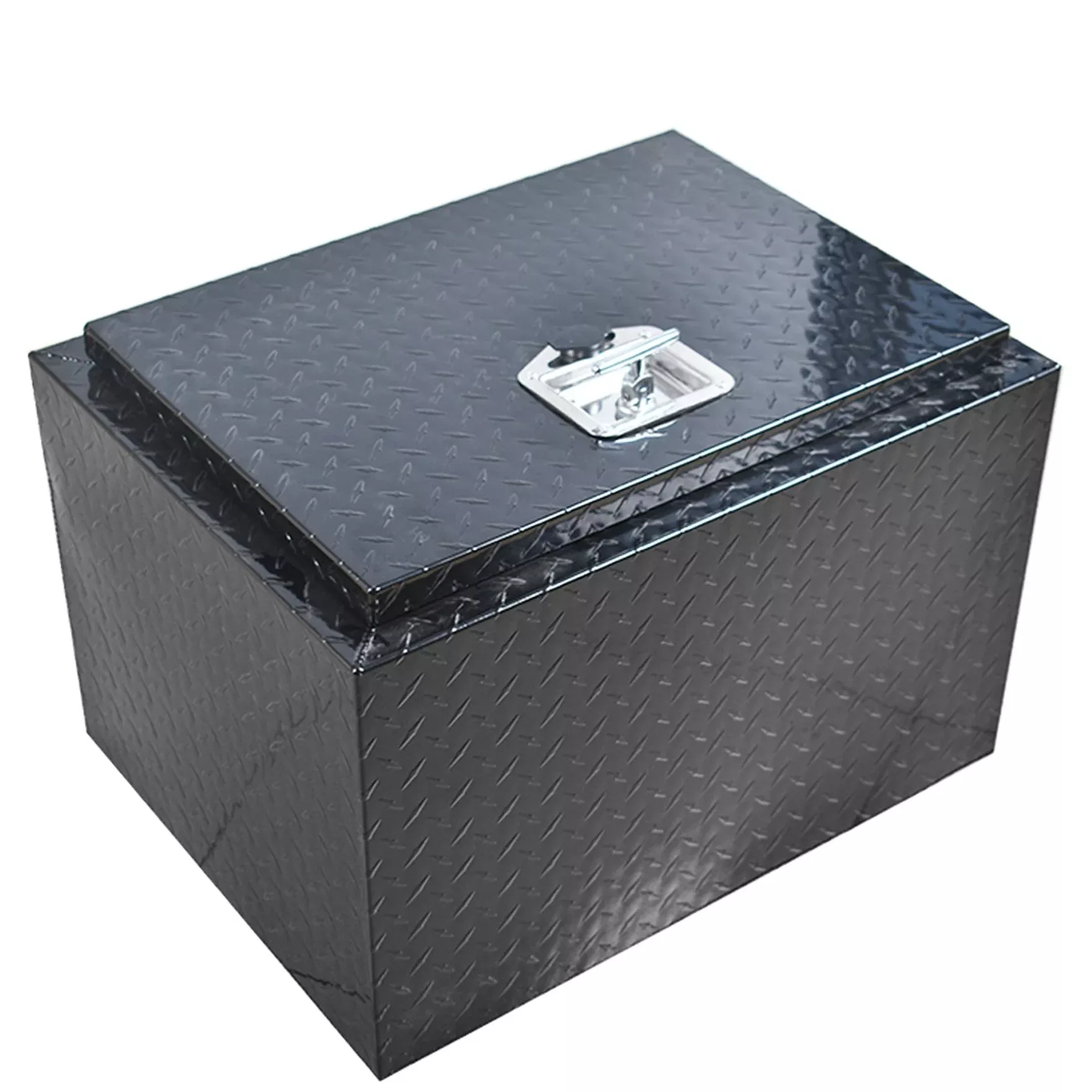 Labwork 24" Aluminum Diamond Plate ToolBox Truck ATV Underbody Storage, Black