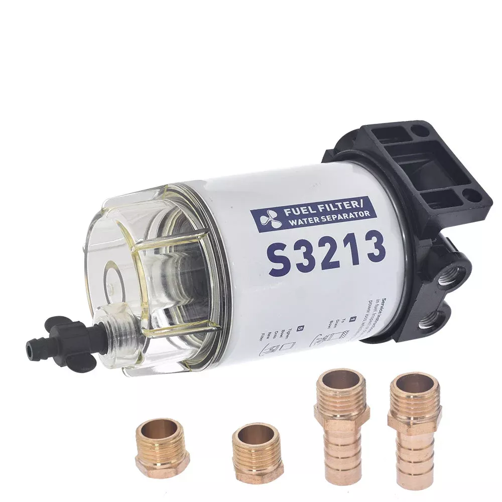 Labwork 3/8" NPT Fuel Filter / Water Separator S3213 for Marine outboard Motor