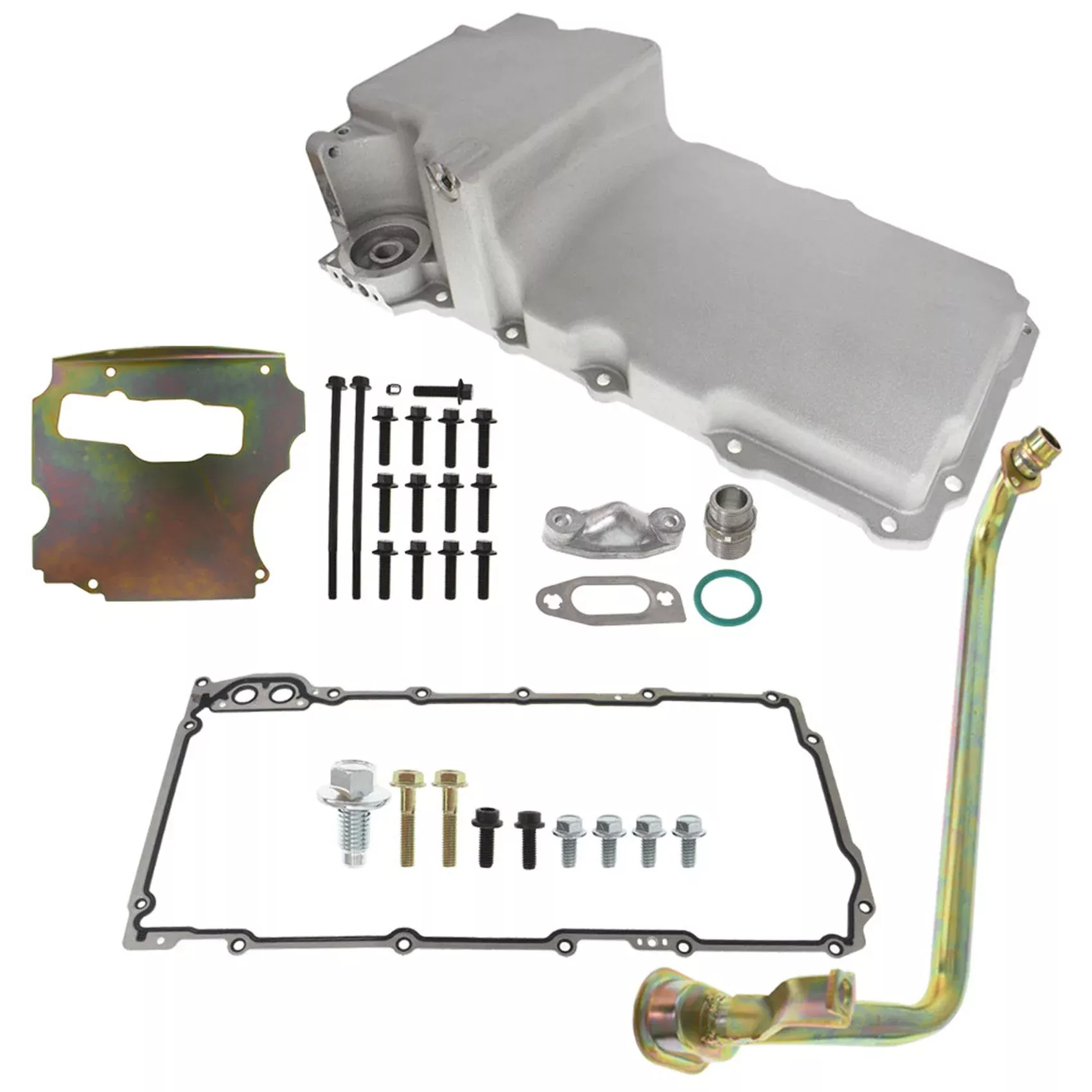 Labwork 302-1 Polished LS SwapOil Pan Conversion Kit For GM LS1 LS6 LS2 LS3