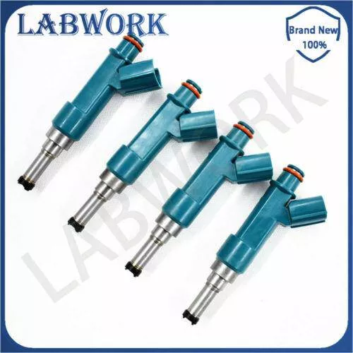 labwork 4 Pcs Fuel Injectors For 2010-2011 Toyota Prius Lexus CT200h 23250-37020