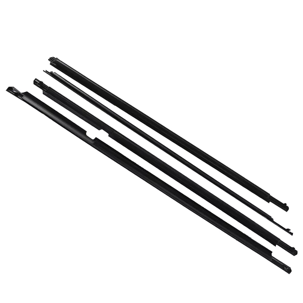labwork 4-Piece Weatherstrip Window Moulding Trim Seal Belt Replacement for 2009-2012 Toyota Corolla