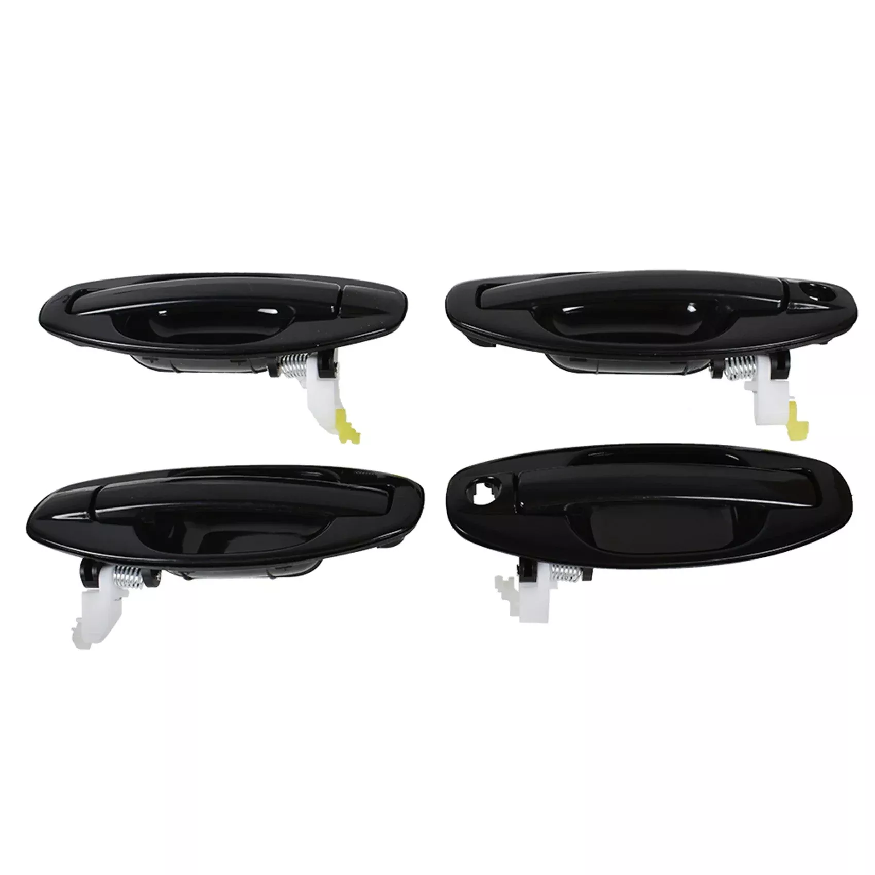 labwork 4Pcs Front Rear LH RH Driver Side Passenger Side Outer Door Handle Set Replacement for 2001-2006 Hyundai Santa Fe