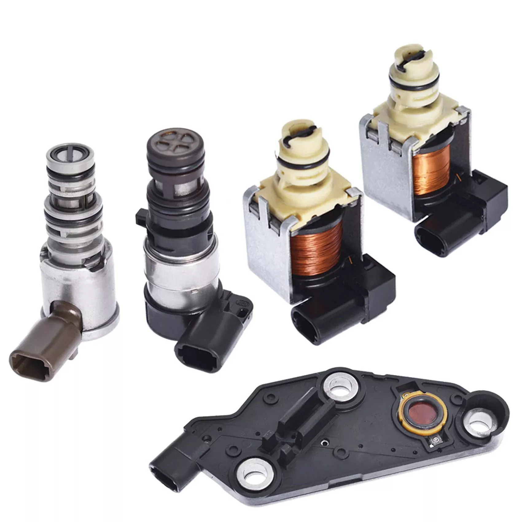 labwork 4T65E Transmission Solenoid Kit Set Replacement for GM Volvo Buick Chevrolet Pontiac 1997-2002
