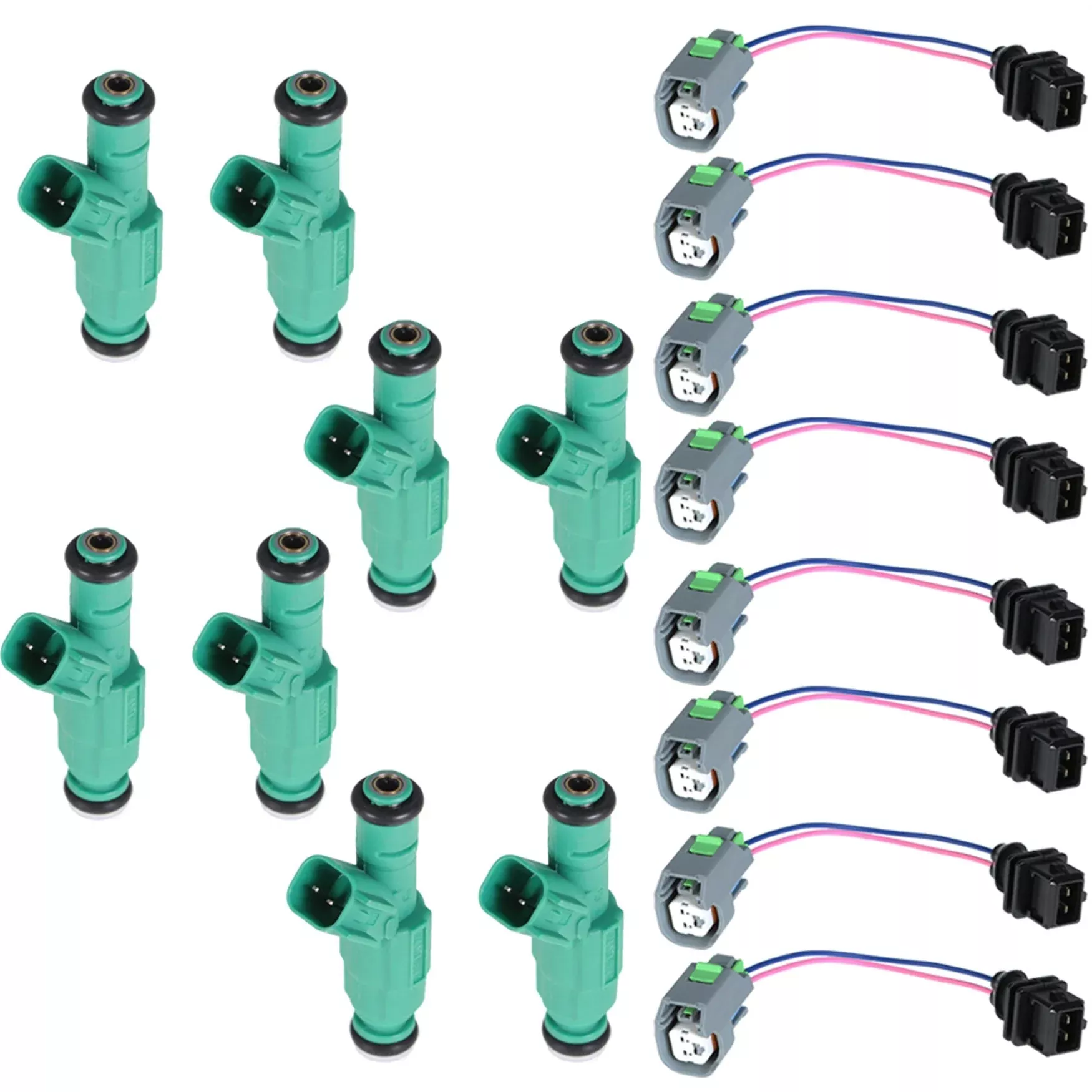 labwork 8 PCs Fuel Injectors Nozzle Replacement for Dodge Dakota Durango Ram 1500/2500/3500 0280155789