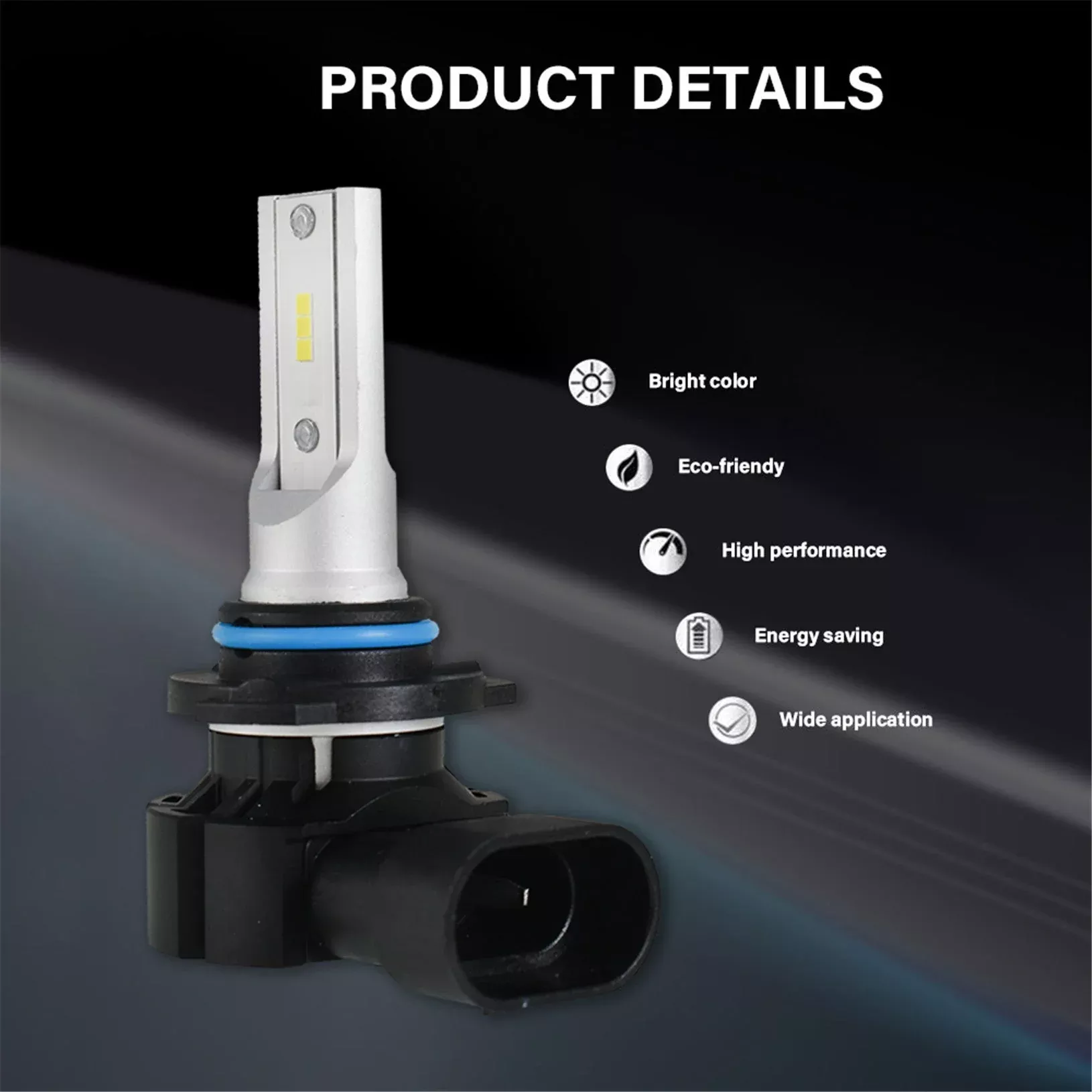 labwork 9006 LED Fog Light Bulbs 6000K 3000LM 30W Fog Light LED Conversion Kit, Pack of 2