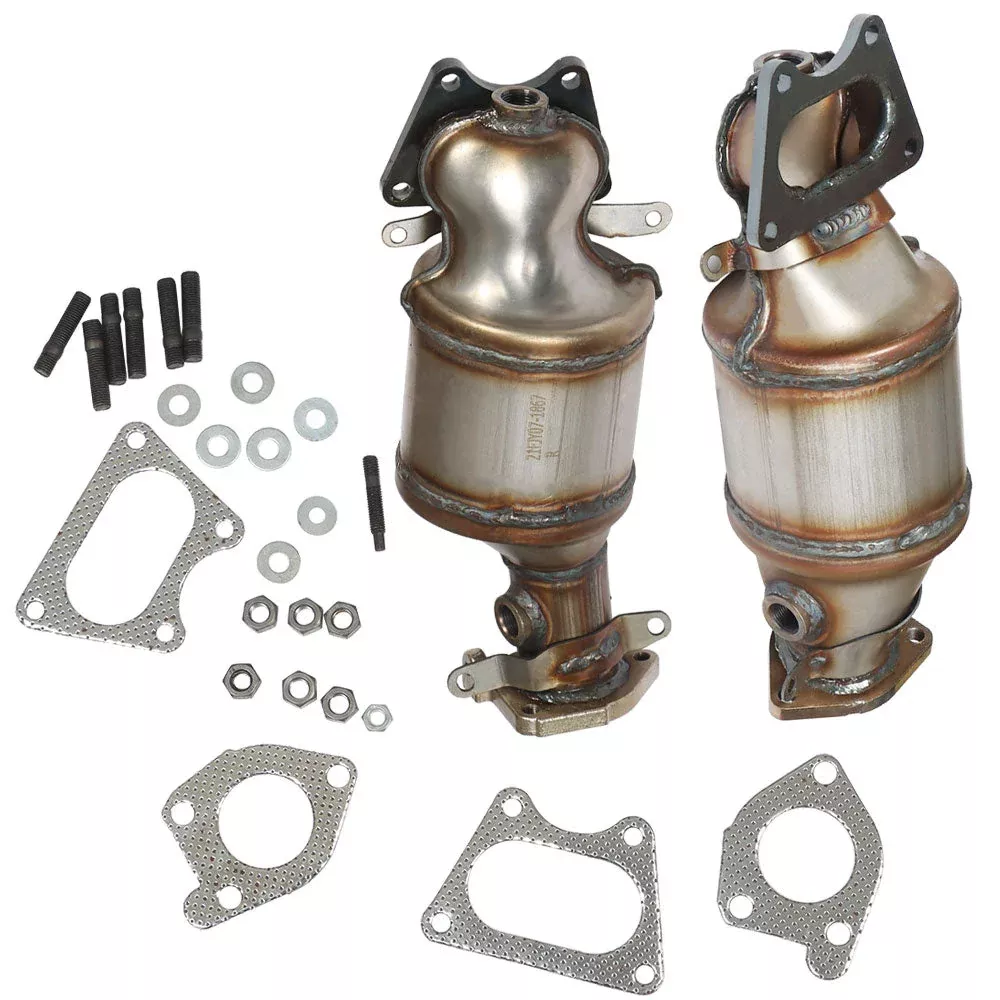 Labwork Bank1+Bank2 LH RH Catalytic Converter For 2005 2006 2007 Honda Odyssey 3.5L