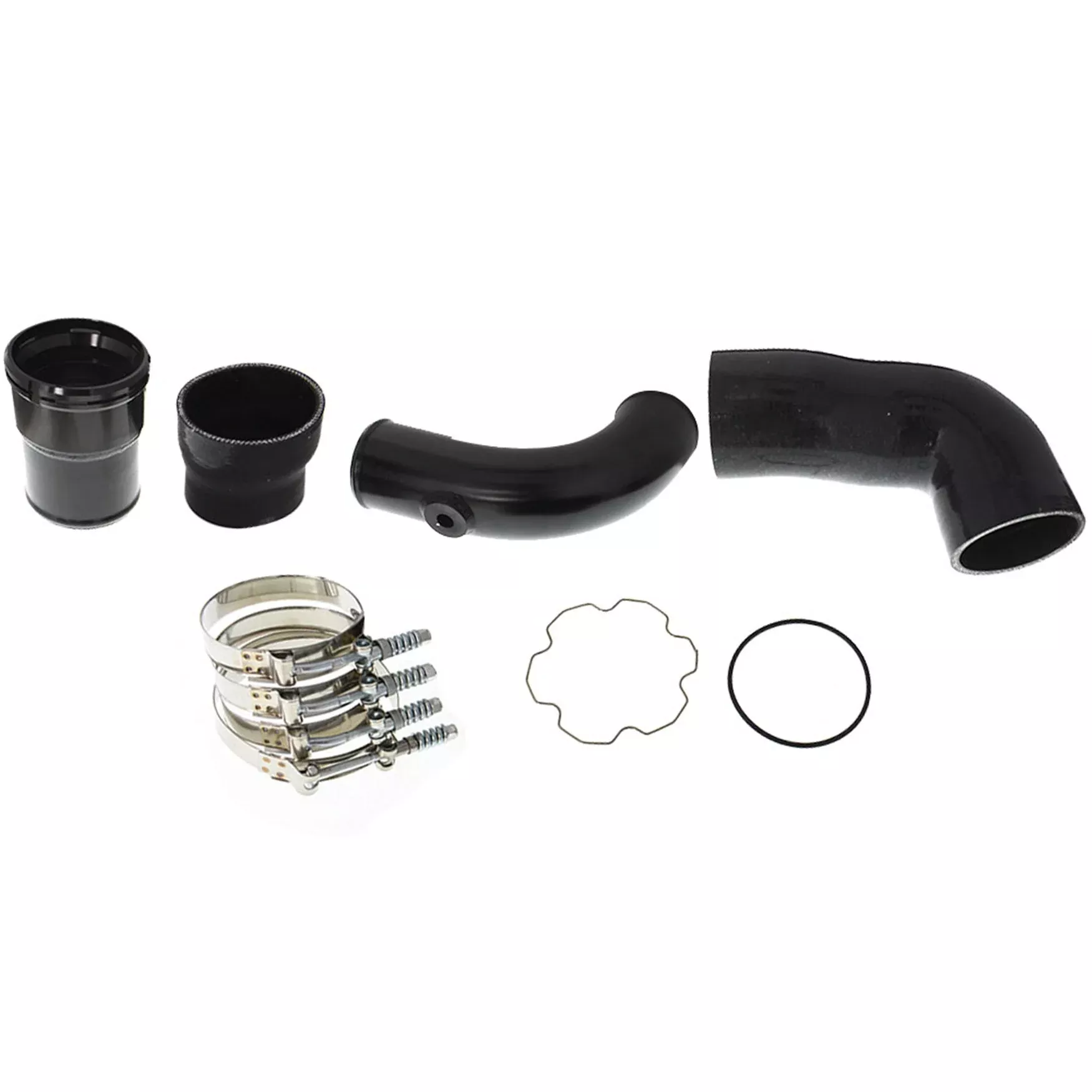 Labwork Black For 11-16 Ford 6.7L Powerstroke Cold Side Intercooler Pipe Upgrade