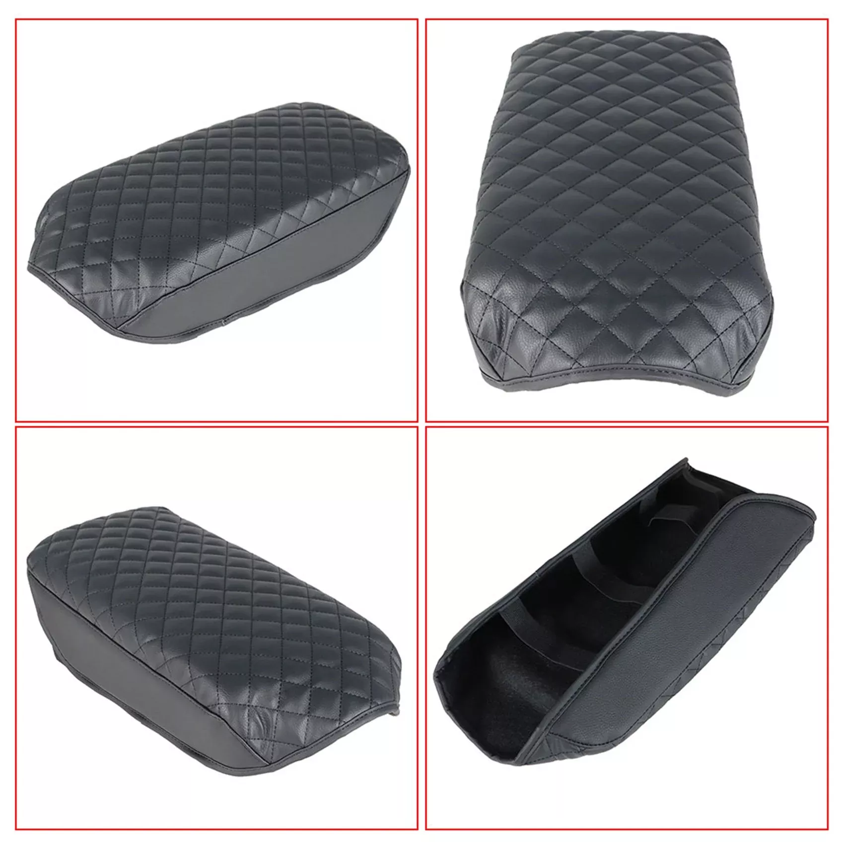 labwork Black Automotive Customized Console Armrest Cushion Replacement for 2011-2019 Ford Explorer SUV