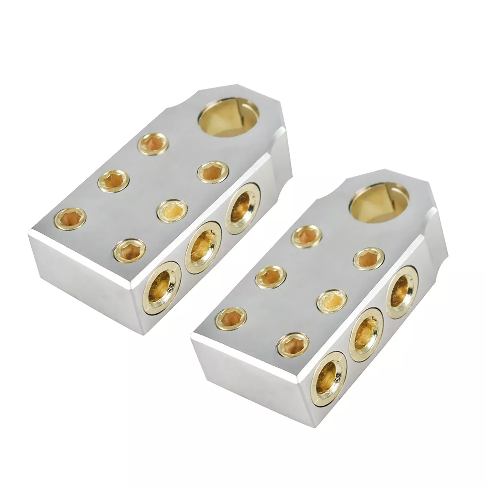 labwork Car Audio SAE Top Post (6) 1/0 & 4 Gauge Battery Terminal Pair