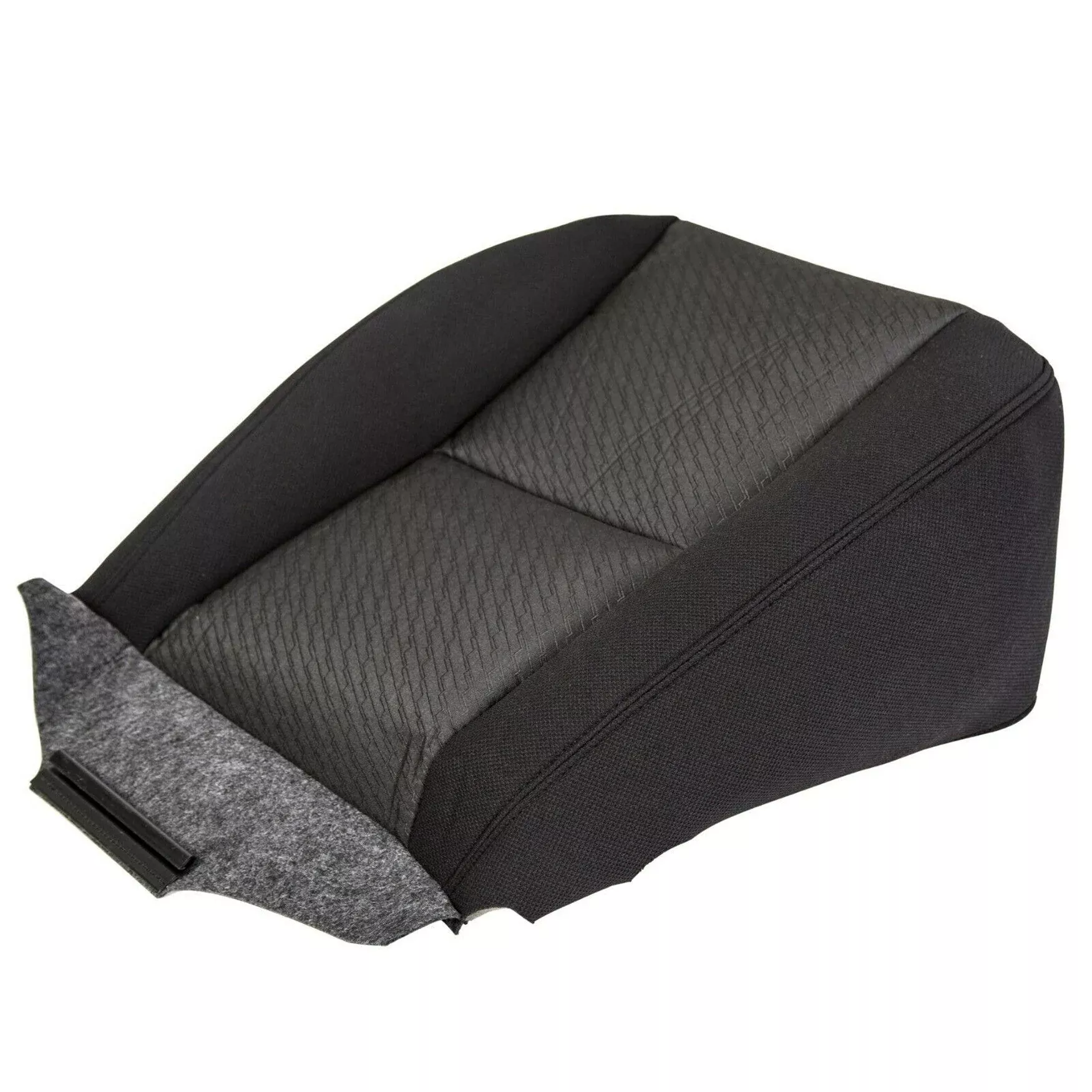 labwork Cloth Drivers Seat Bottom Cover For 10-14 Cadillac Escalade Black&Gray