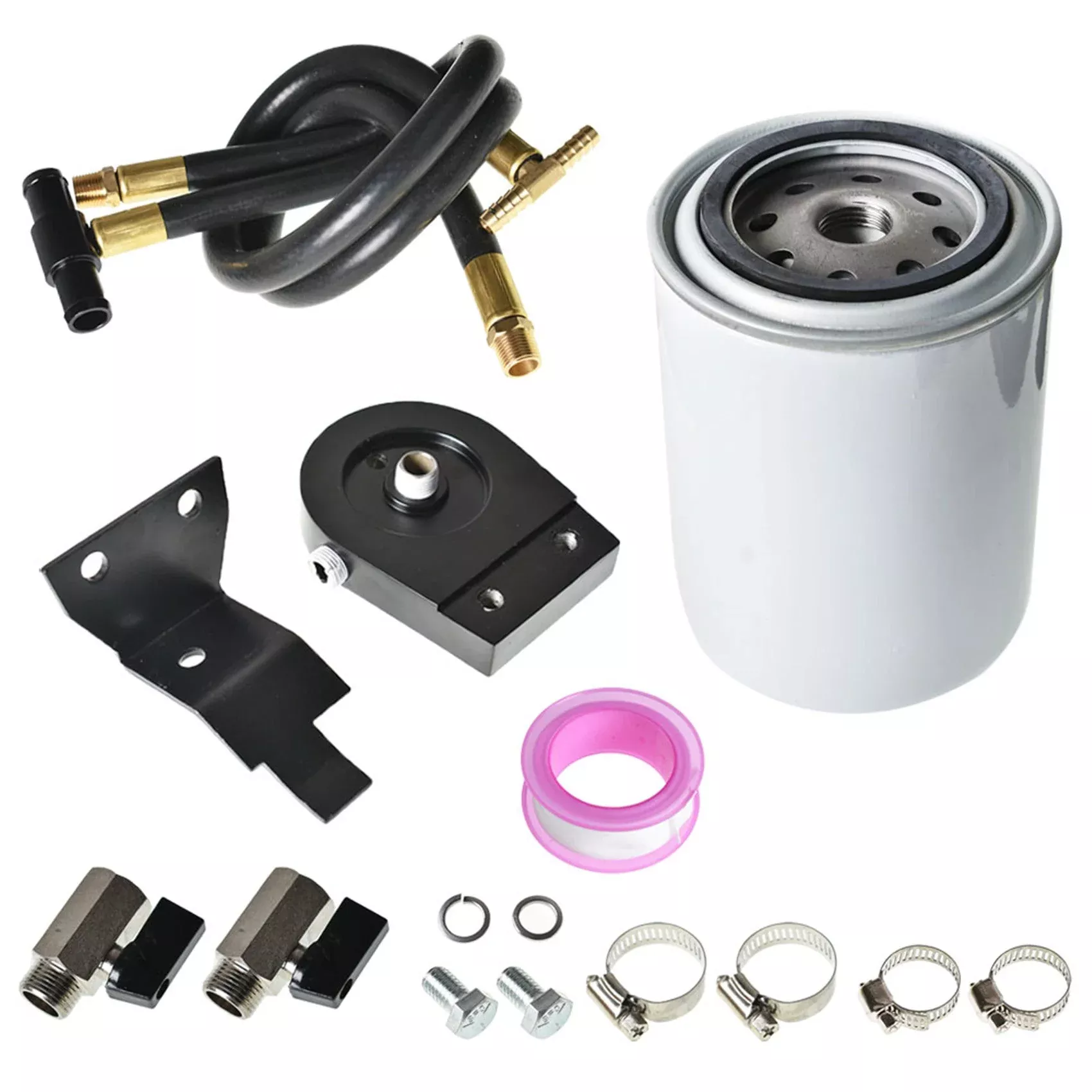 Labwork Coolant Filtration Filter Part Kit For 03-07 Ford V8 6.0L Powerstroke