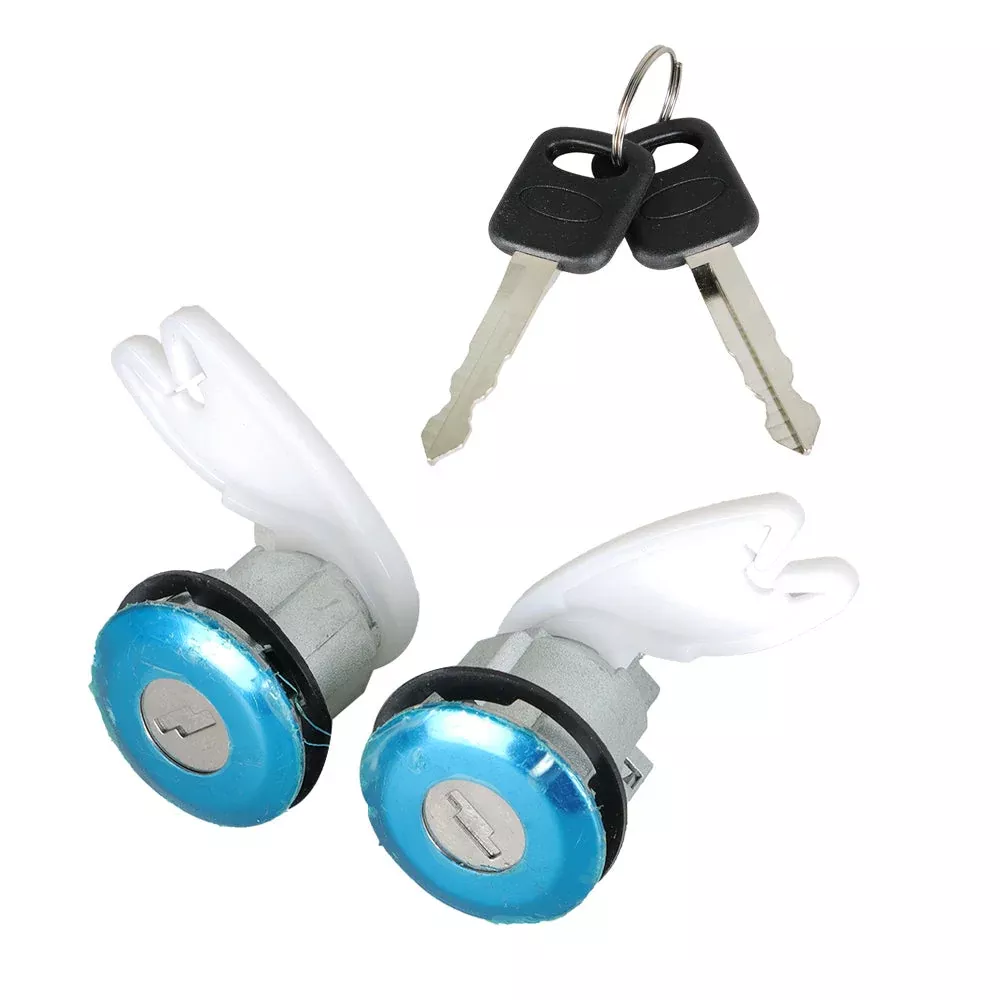 Labwork Door Lock Cylinder&Key Set For Ford Econoline Van F150 F250 Super Duty Truck