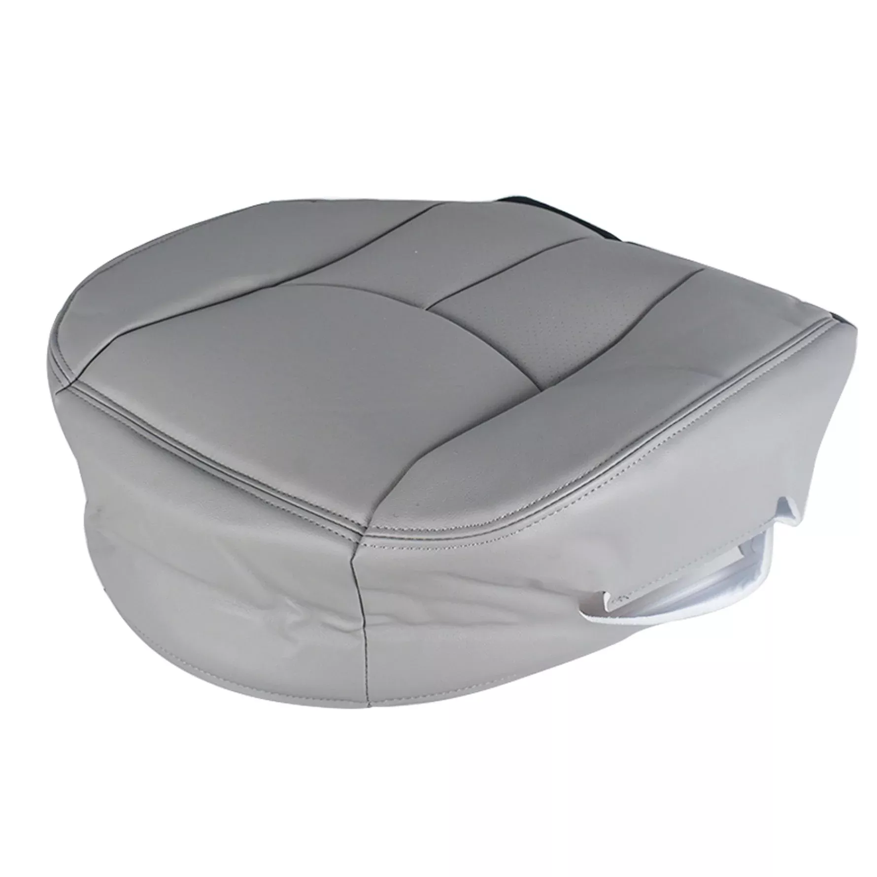 labwork Driver Bottom Seat Cover For 03-06 Chevy Tahoe Suburban Leatherette Gray
