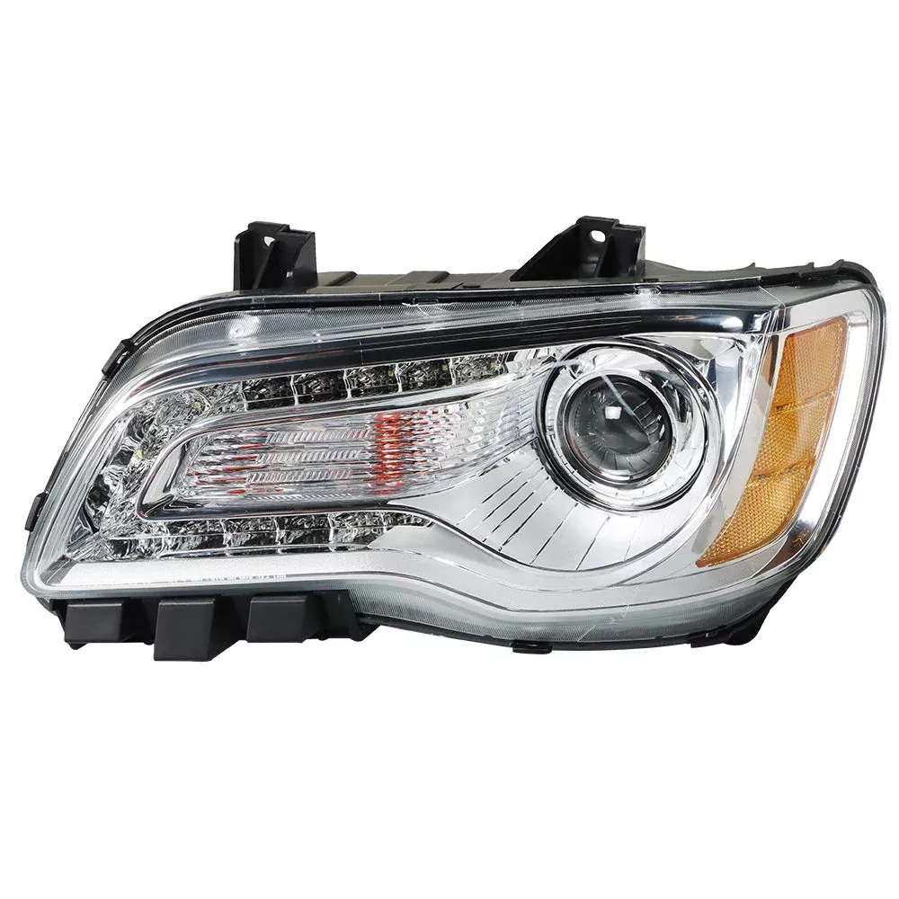 Labwork Driver Left For 2011-2014 Chrysler 300 Headlight Assembly Halogen Chrome