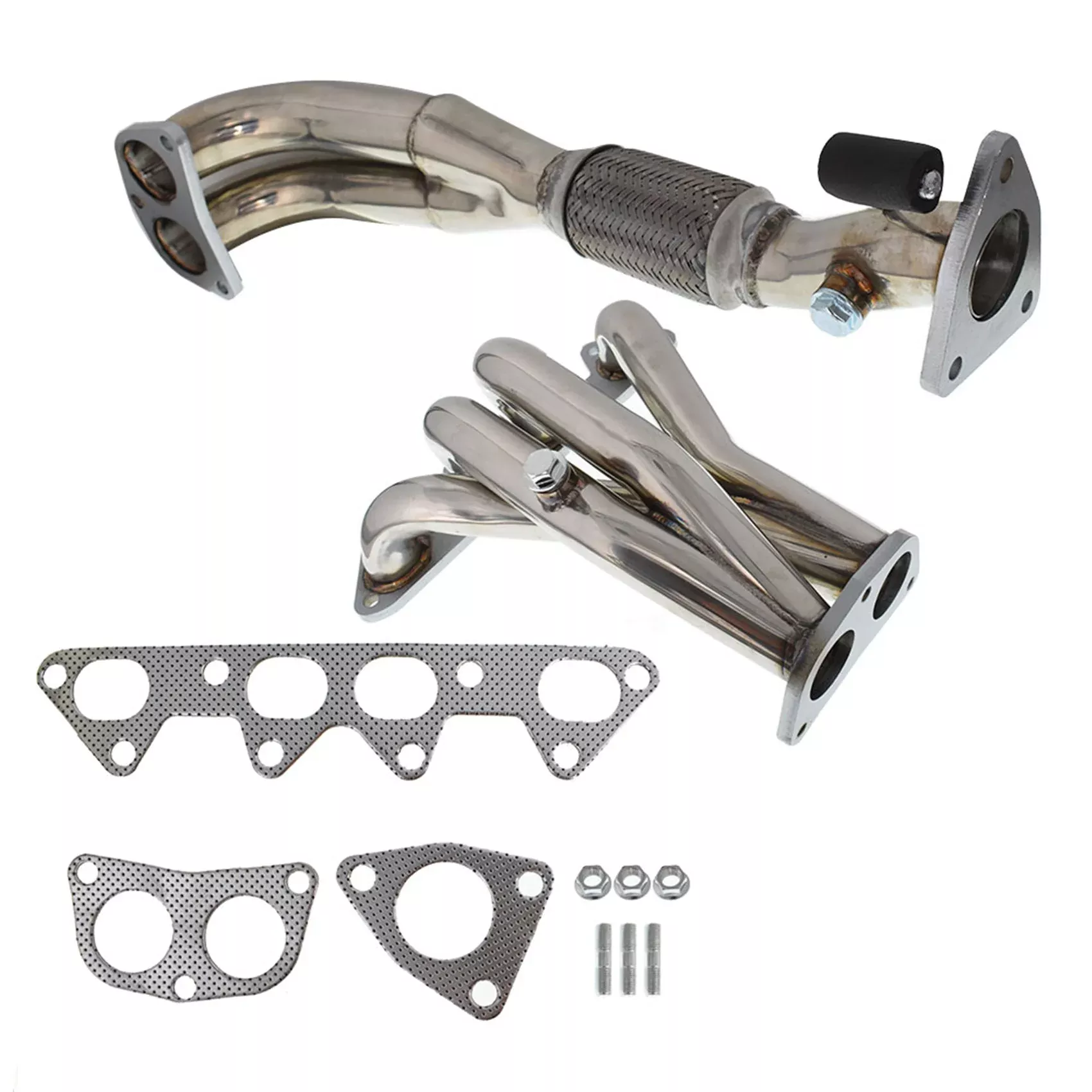 Labwork Exhaust Header + Gasket / Bolts For 1998-2002 Accord l4 DX / EX / LX 2.3L SOHC