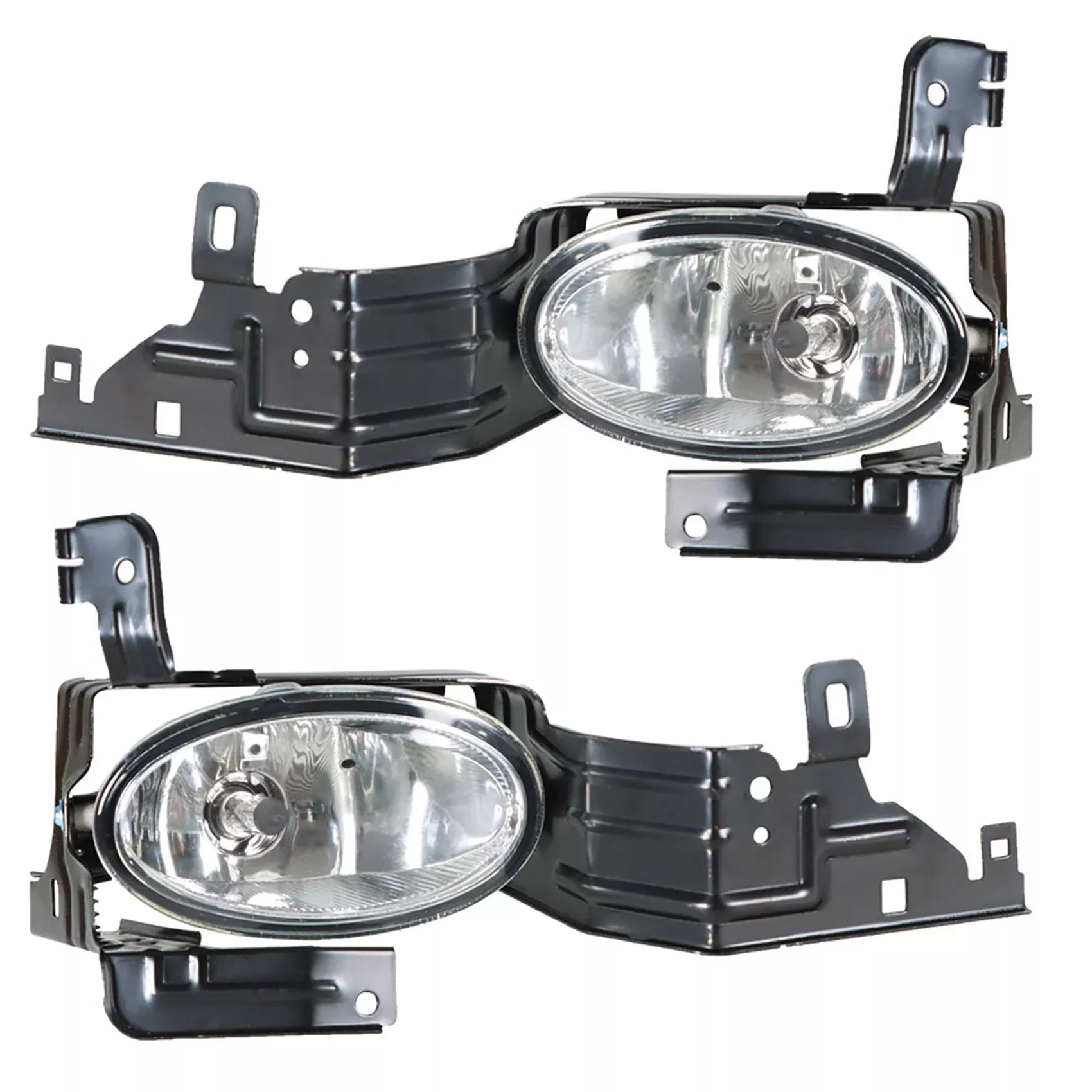 labwork Fog Lights Assembly Replacement for 2011 2012 Honda Accord Sedan Clear Lens Bumper Fog Lamp Left+Right Side(Bulbs+Bezel+Switch)