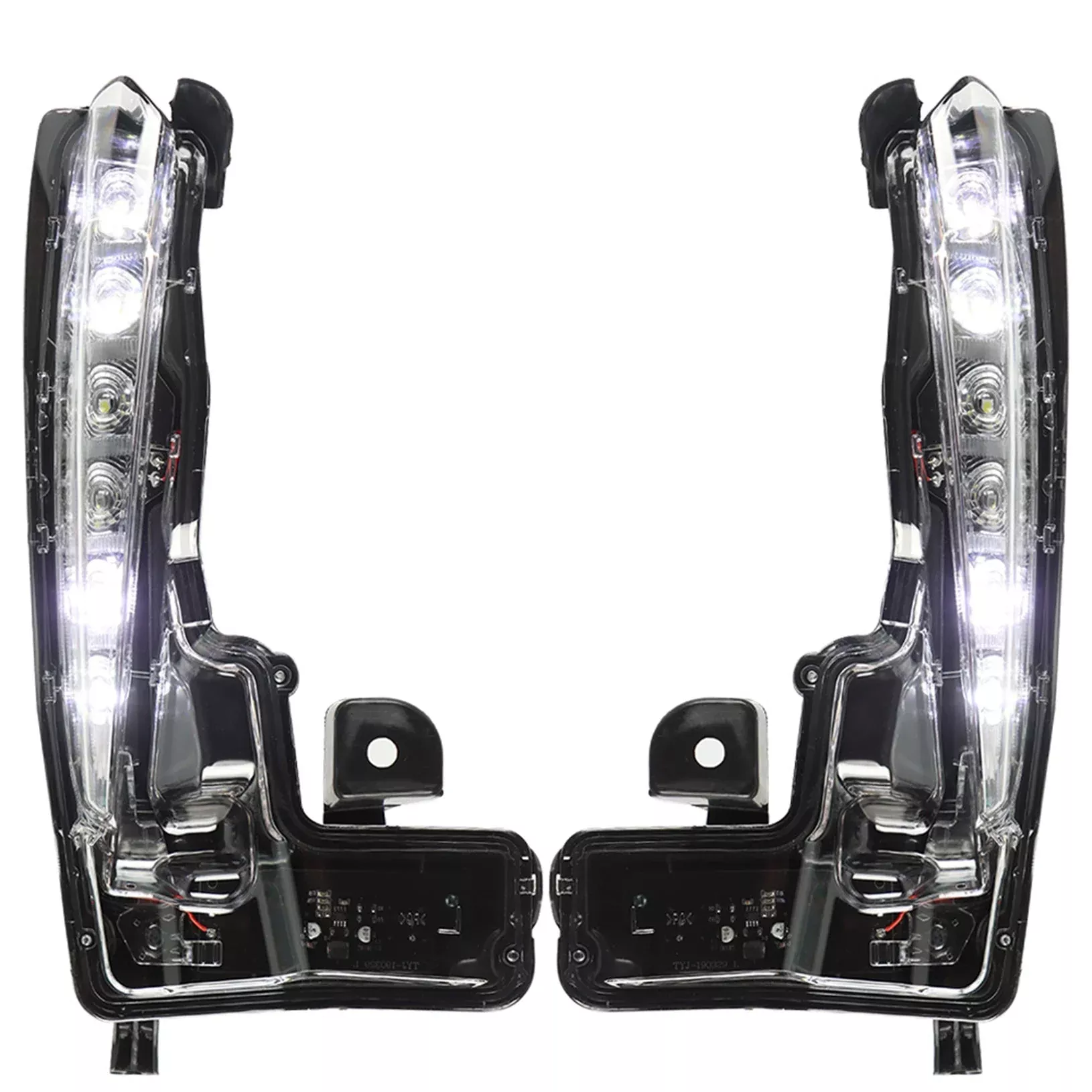 labwork Fog Lights Assembly Replacement for 2017 2018 2019 Toyota Corolla SE XSE Clear Lens Bumper Fog Lamp Left+Right Side (Passenger & Driver Side)