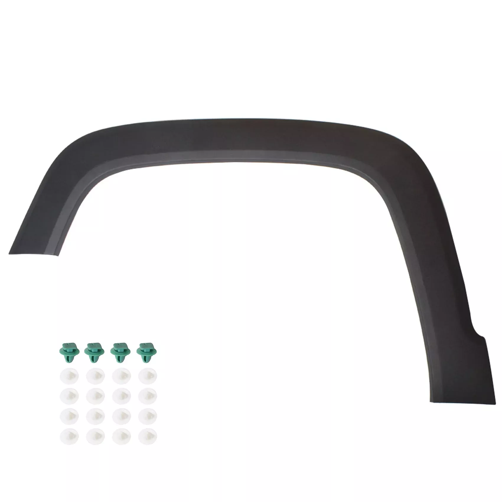 labwork Front LeftFender Flares For 2015-2023 Jeep Renegade Plastic Dark Gray