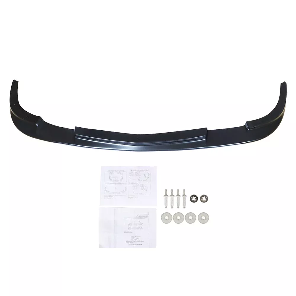 labwork Front Lip Splitter ABS Plastic Black Suit For 2005-2013 Chevrolet Chevy 2 Door
