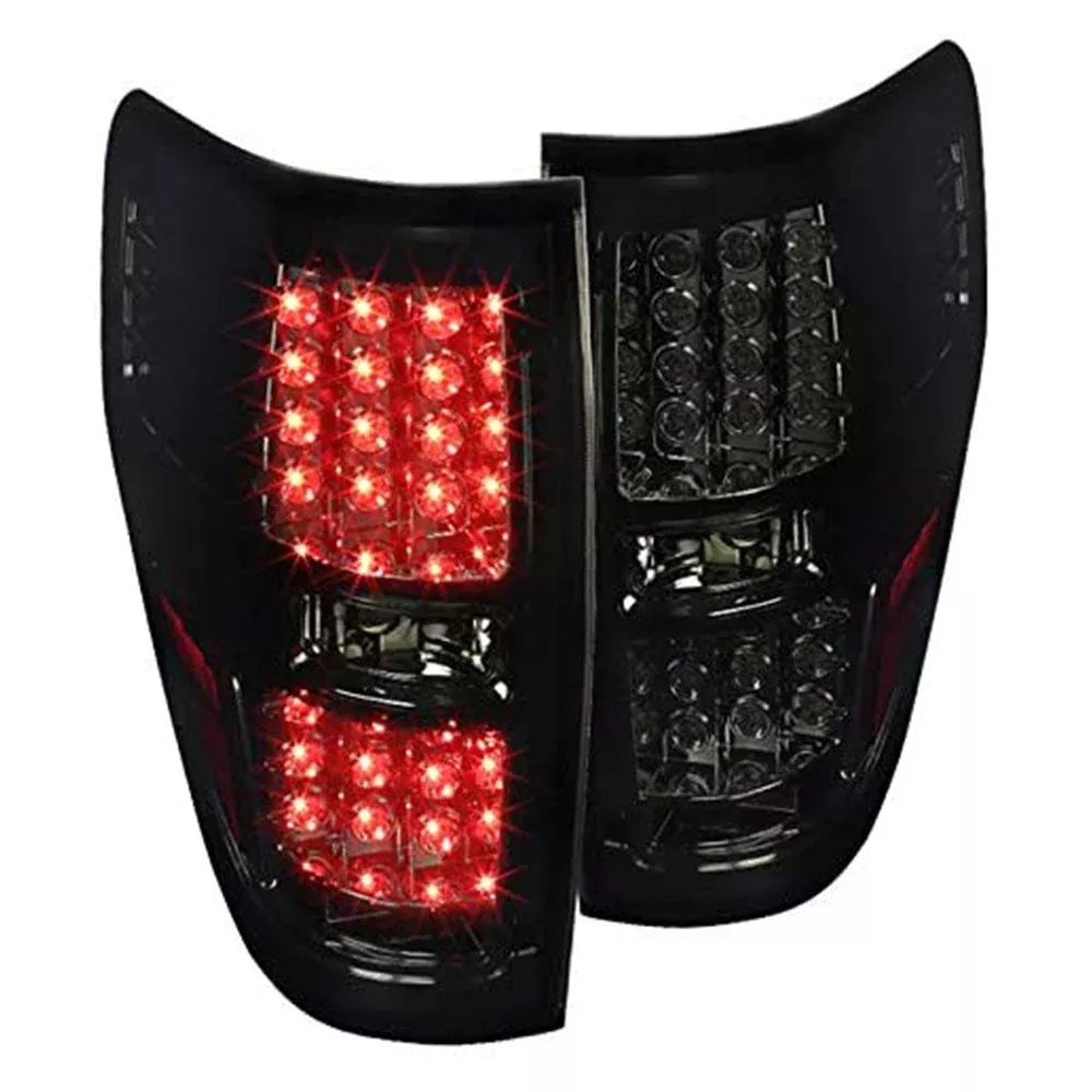 Labwork LED Tail Lights Brake Lamps Left&Right Pair Smoke For 2009-2014 Ford F150