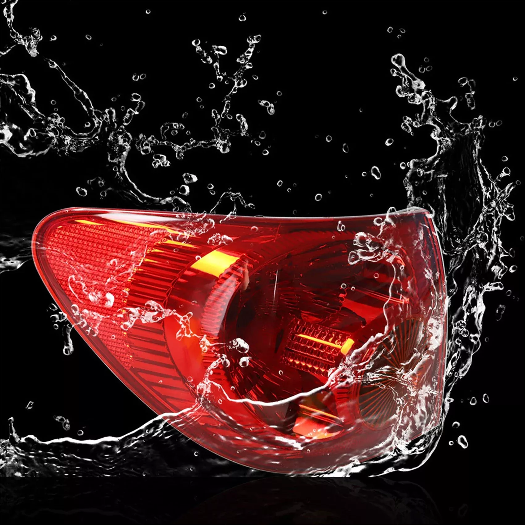 labwork Left Driver Side LH Tail Light Lamp Assembly Red Lens and Housing Replacement for 2005-2008 Toyota Corolla Outer Rear 8156002290 TO2800154