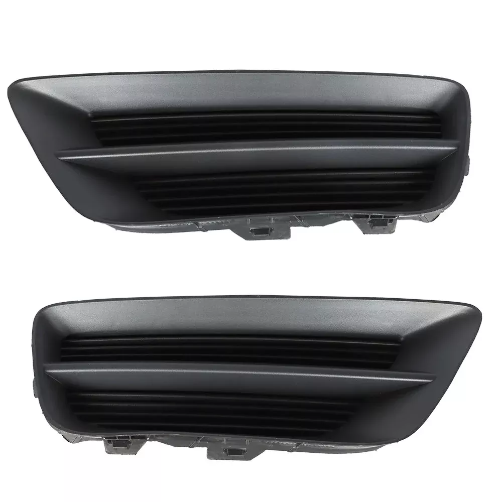 Labwork LH And RH Side Black Fog Light Cover For 2013-2015 Honda Accord Sedan