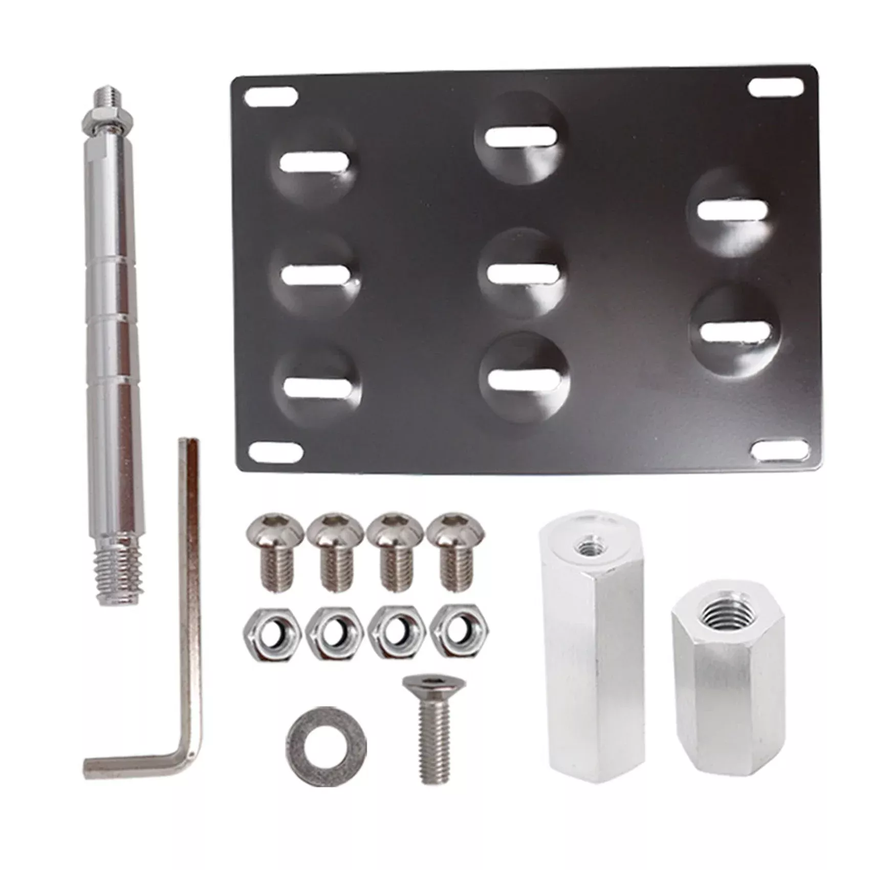 labwork License Plate Tow Hook Mount Bracket For Lexus IS250 IS350 IS-F CT GS350