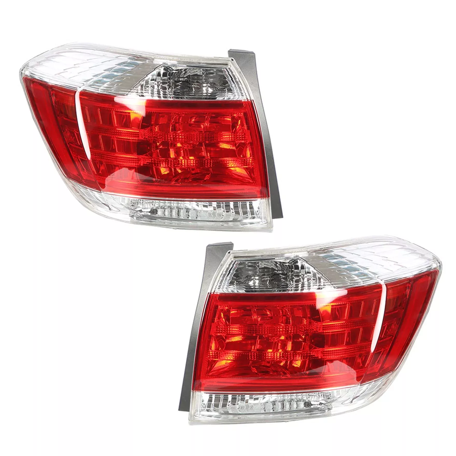 labwork Passenger & Driver Side Tail Lights Replacement for 2011-2013 Toyota Highlander Rear Tail Lights Lamps Assembly Right and Left Side