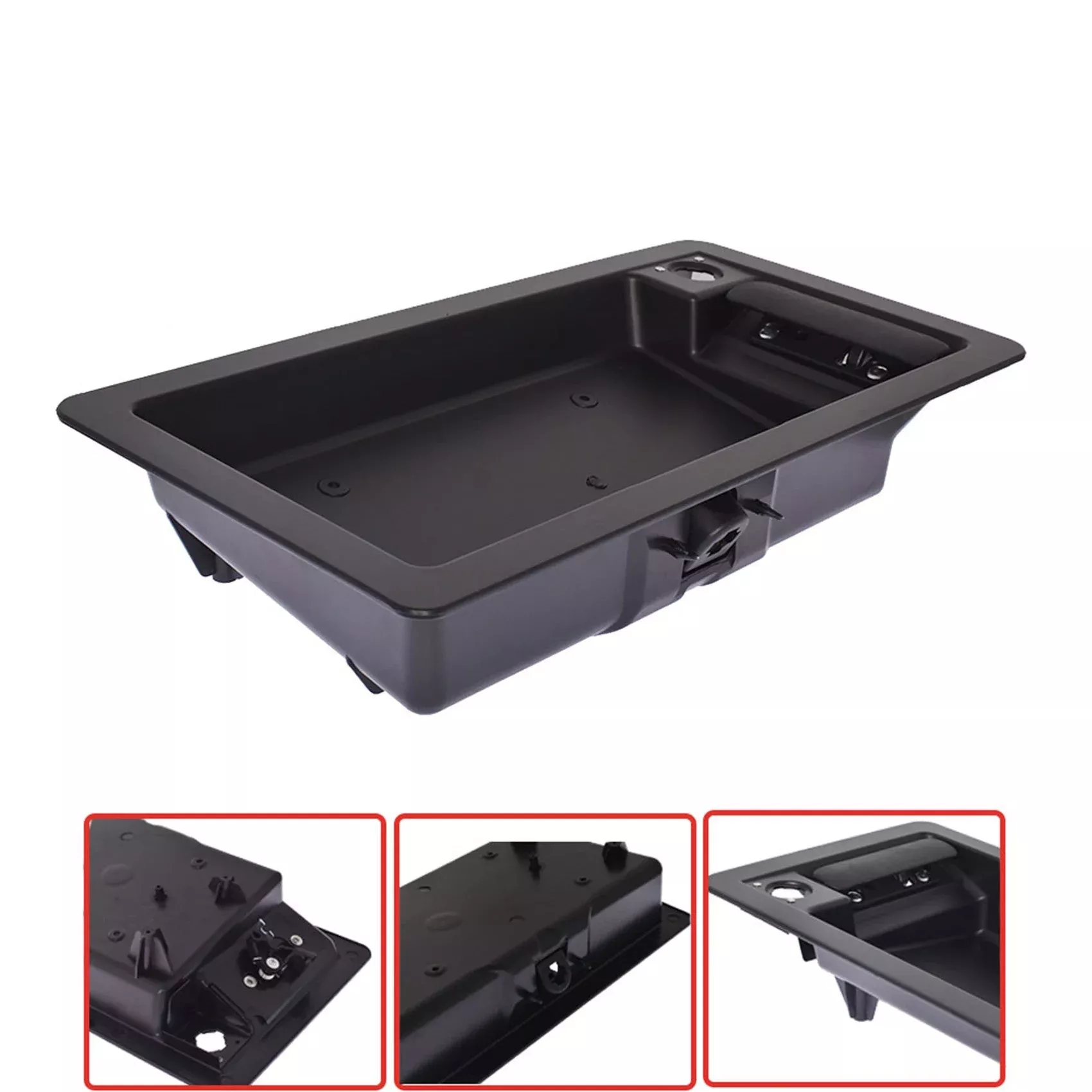 labwork Plate Tag Bracket Rear Cargo Door Handle License For Ford Van E150 E250