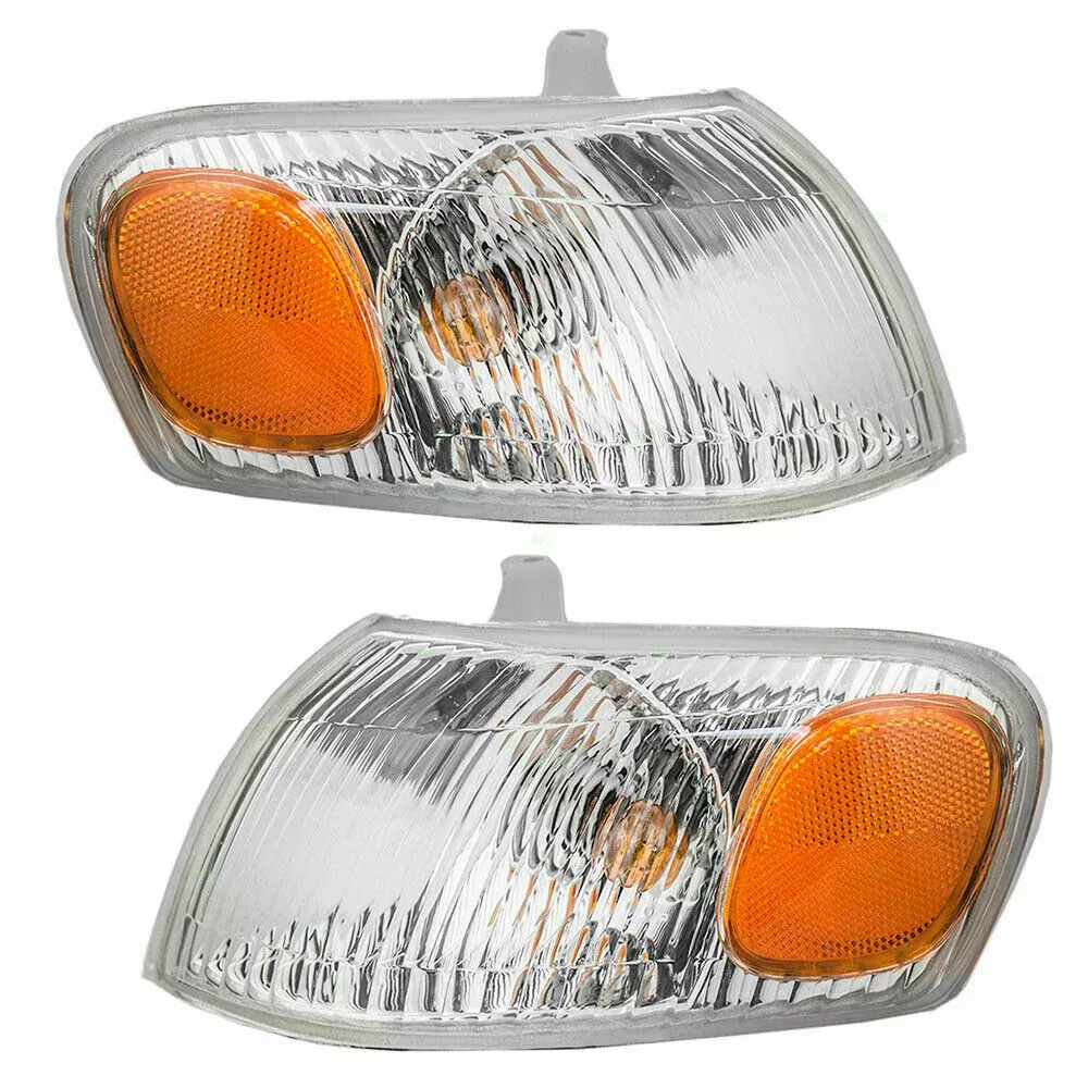 labwork Replacement for TY Corolla 1998 1999 2000 Rearview Mirror, Reverse Mirror LED Turn Signal Corner Light Left + Right 2 Pcs Set