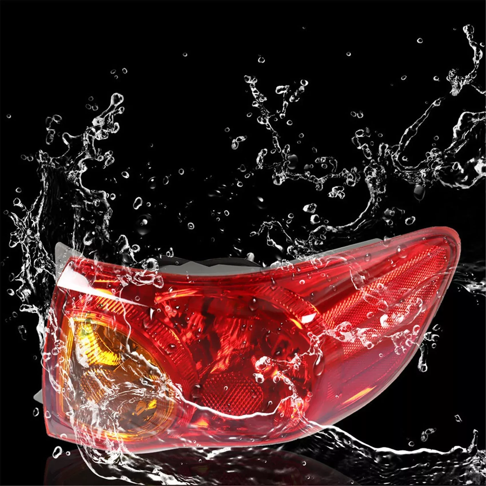 labwork Right Passenger Side RH Tail Light Lamp Assembly Replacement for 2009 2010 Toyota Corolla Outer Rear 8155002460 TO2801175