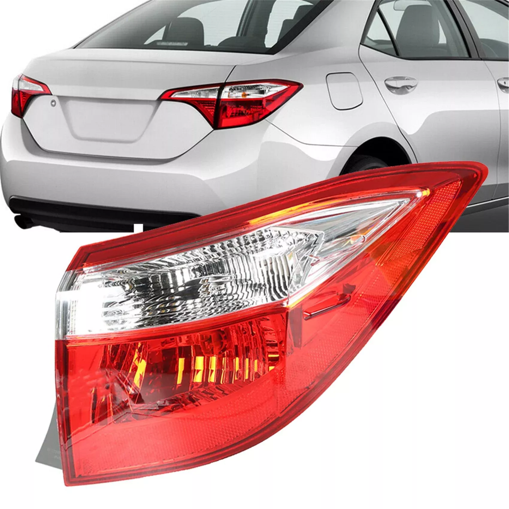labwork Right Passenger Side Tail Light for Toyota Corolla 2014-2016 TO2805118 8155002750