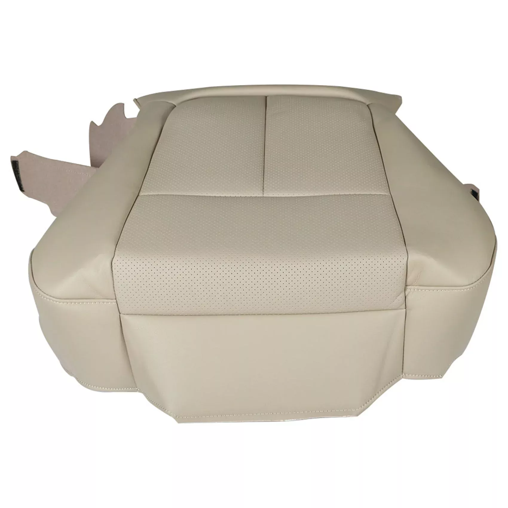 labwork Seat Leatherette Cover Driver Bottom For 2011-2014 Ford F150 Lariat Tan