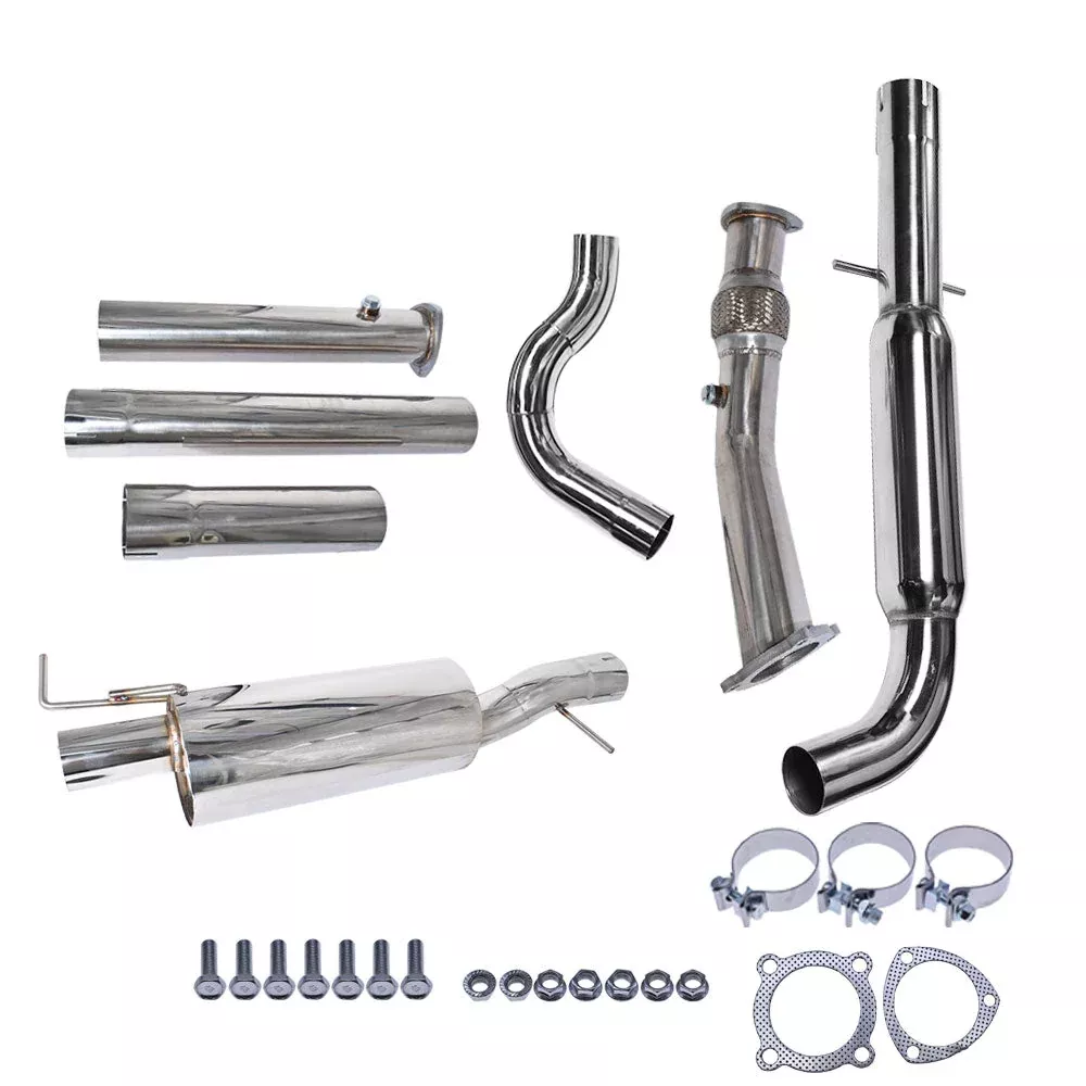labwork Stainless Steel Full 3" Catback Exhaust System For 99-05 Jetta / Golf 1.8T
