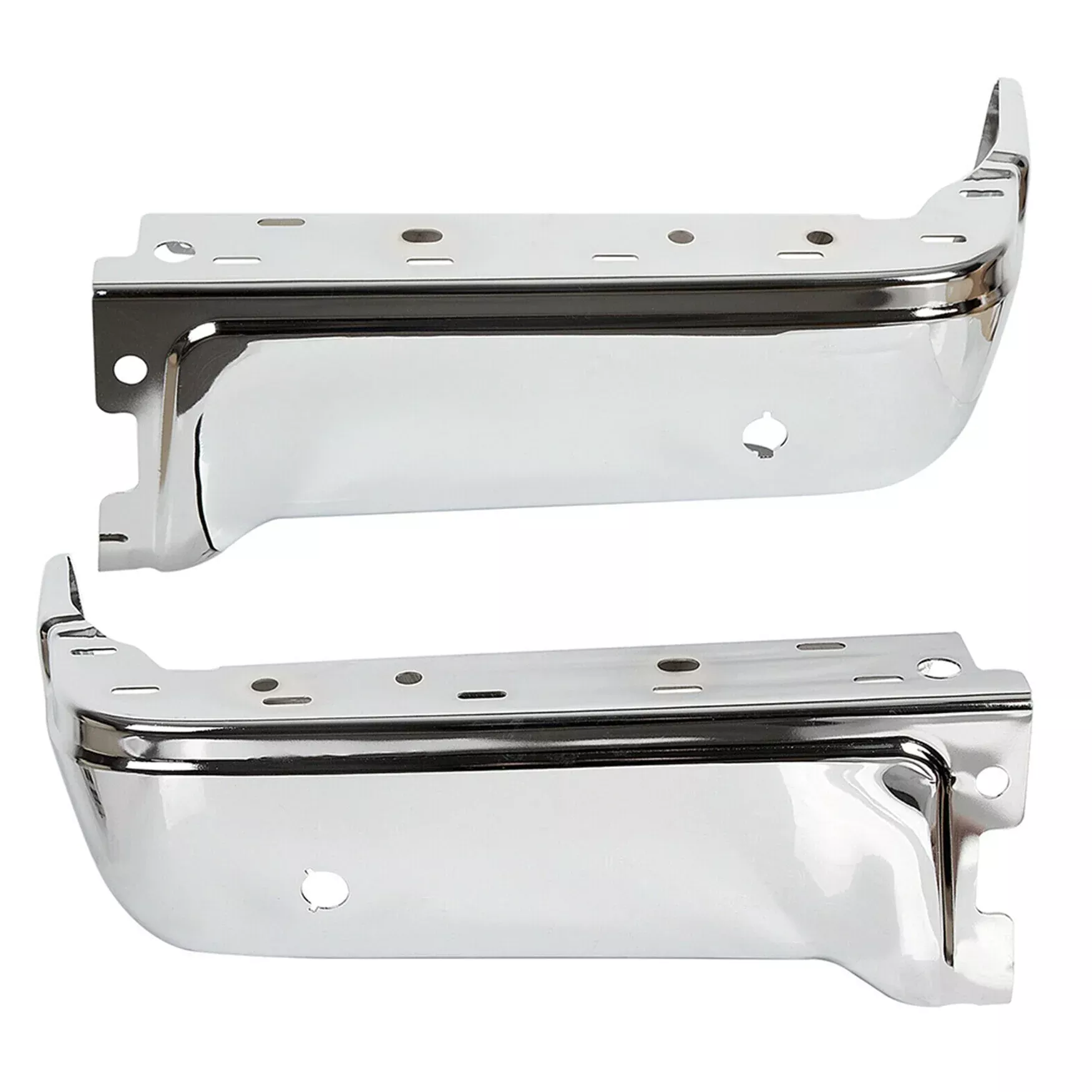 labwork Steel Rear Bumper Ends Replacement for Ford F150 Pickup with Parking Assist Sensor 2009-2014 Chrome FO1102372 10 11 12 13