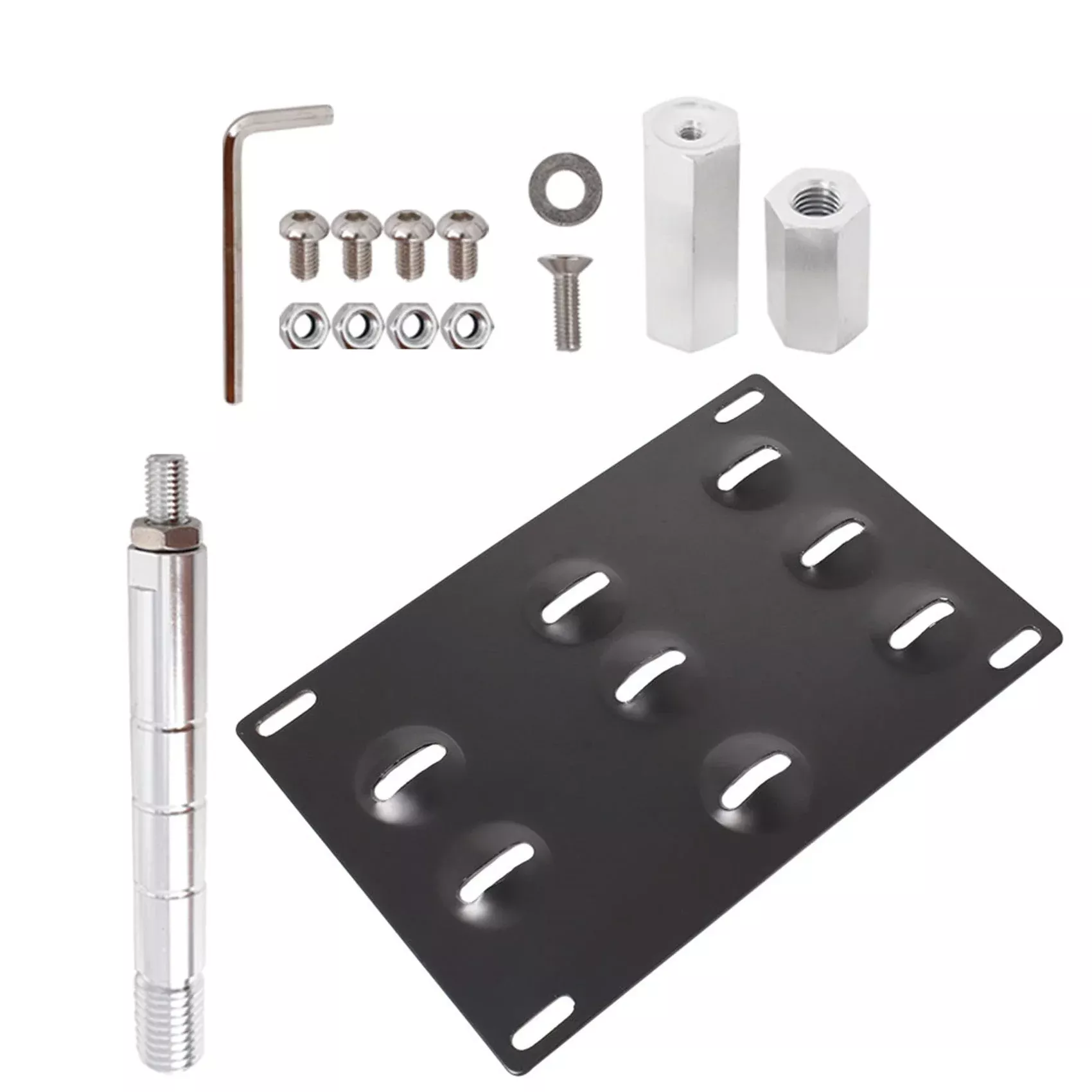 labwork Tow Hook License Plate Bracket For 2010-2020 Mercedes-Benz GLC GLA C E