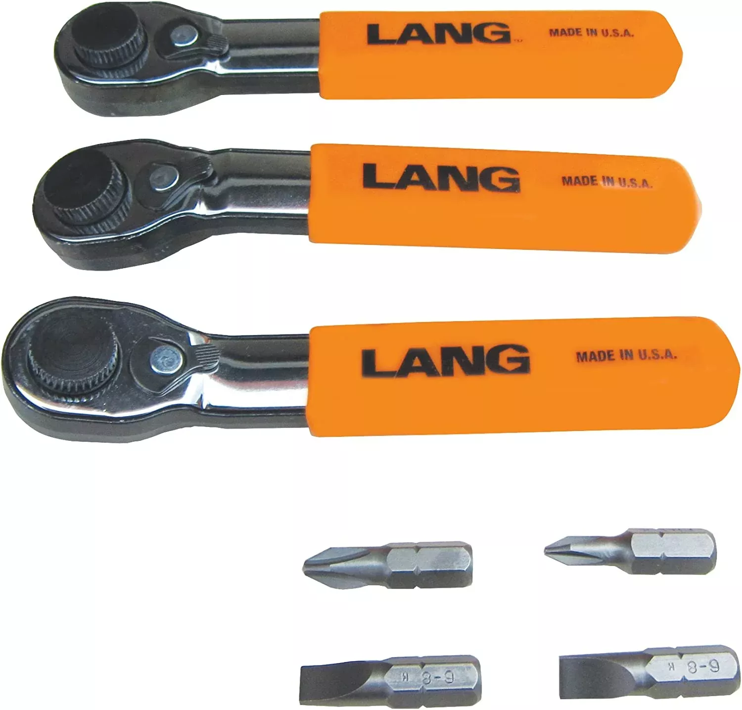 Lang 5220 7 Piece Bit and Ratchet Screwdriver Set