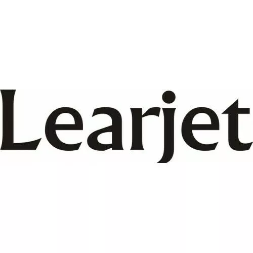 – LearJet Aircraft Decals – (Set of 2) – OEM New Oracle