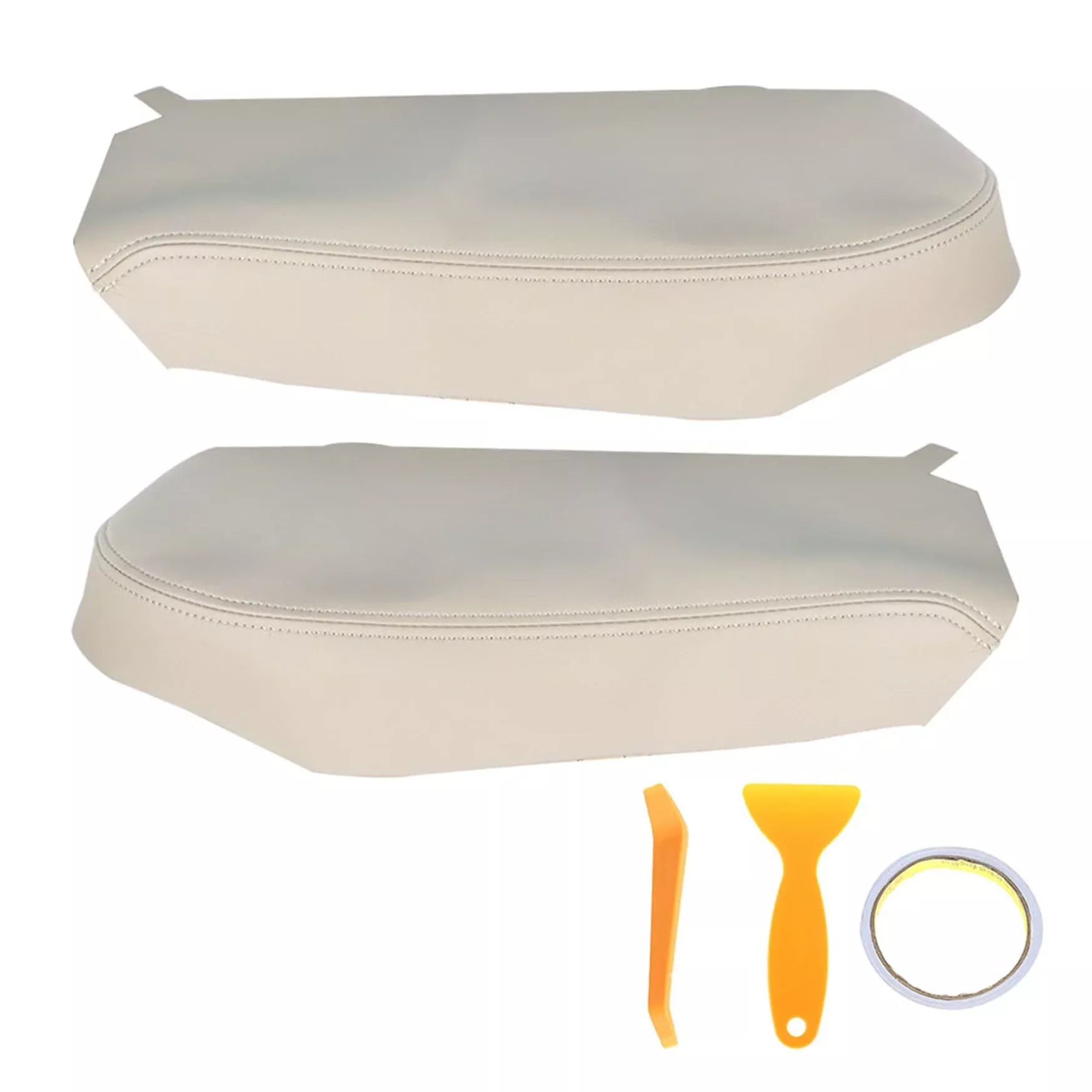 Leather Armrest Center Console Lid Cover for Acura MDX 2007-2013 Beige