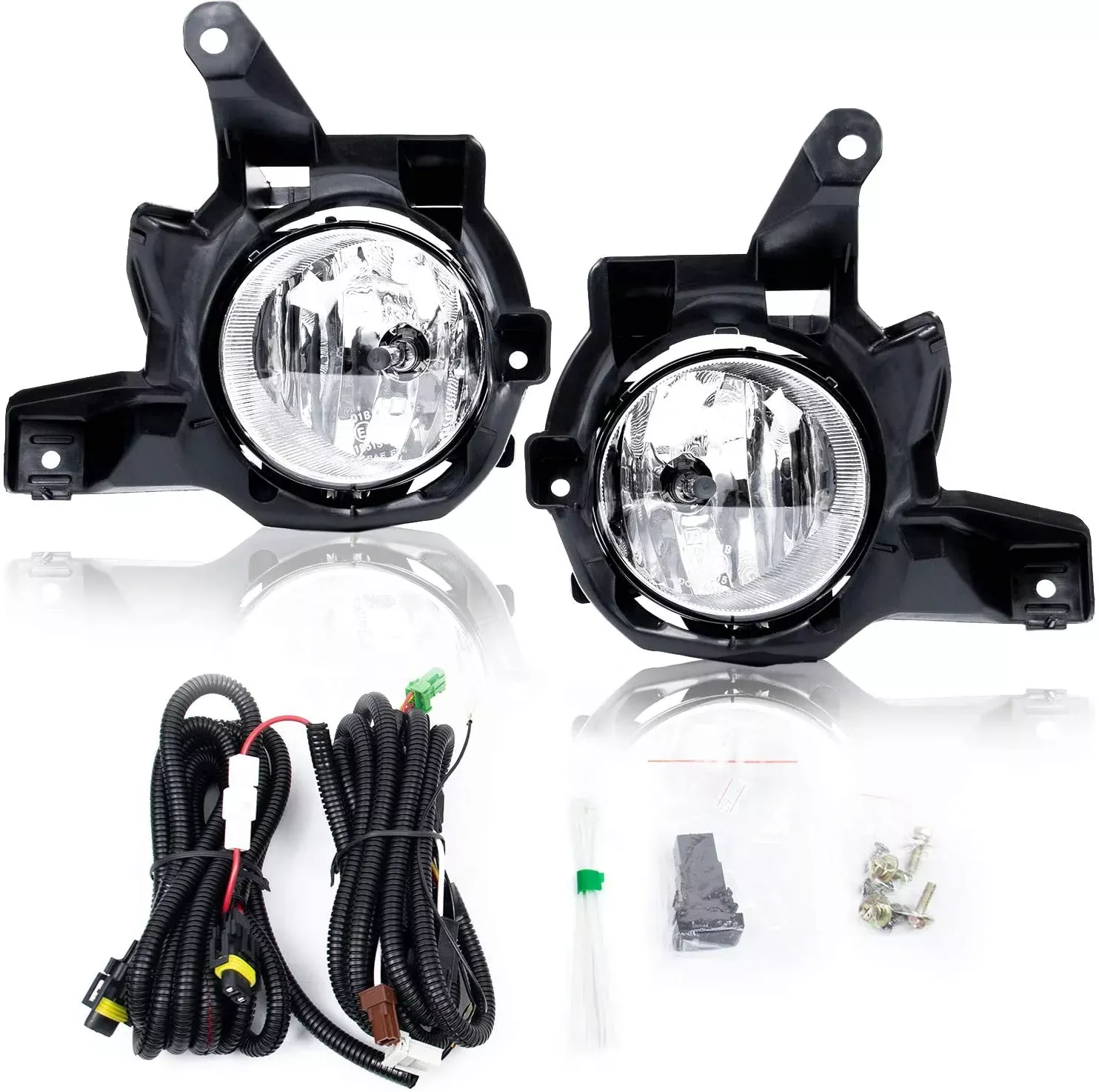 Left Driver and Right Passenger Side Pair Fog Lights Replacement for RAV4 2013-2015 81210-60180 81220-60180